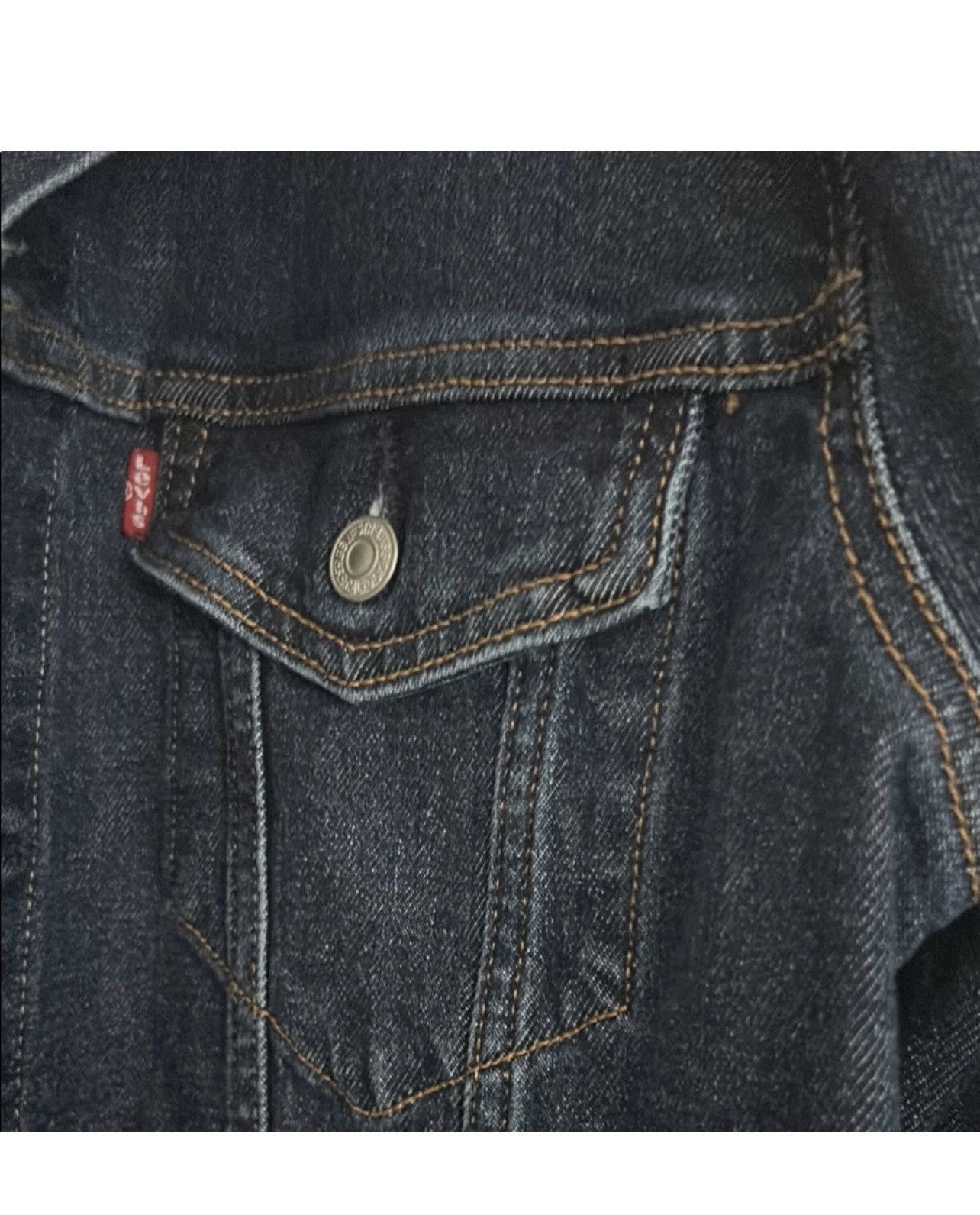 Levi's Levis Dark Blue Denim Jacket Size US L / EU 52-54 / 3 - 4 Thumbnail