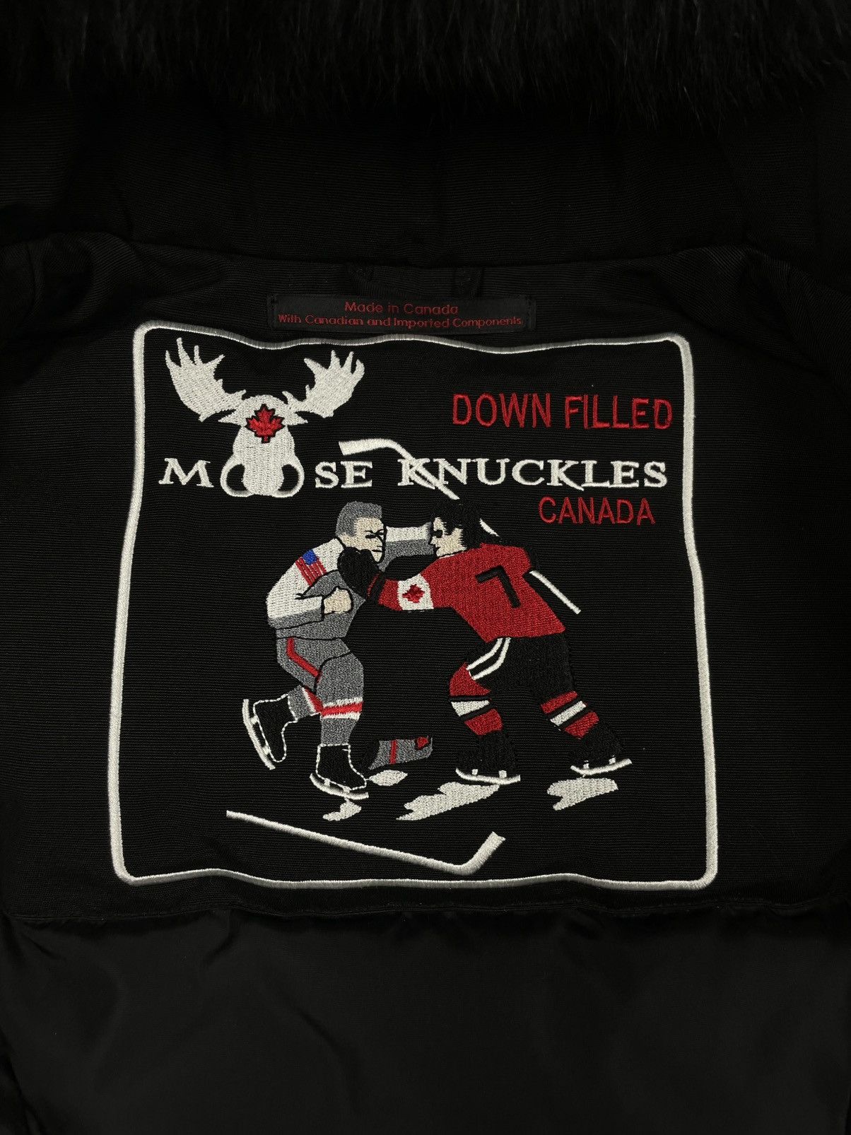 Moose Knuckles Moose Knuckles S Womens Black Down Parka Jacket Warm Winter Size S / US 4 / IT 40 - 4 Thumbnail