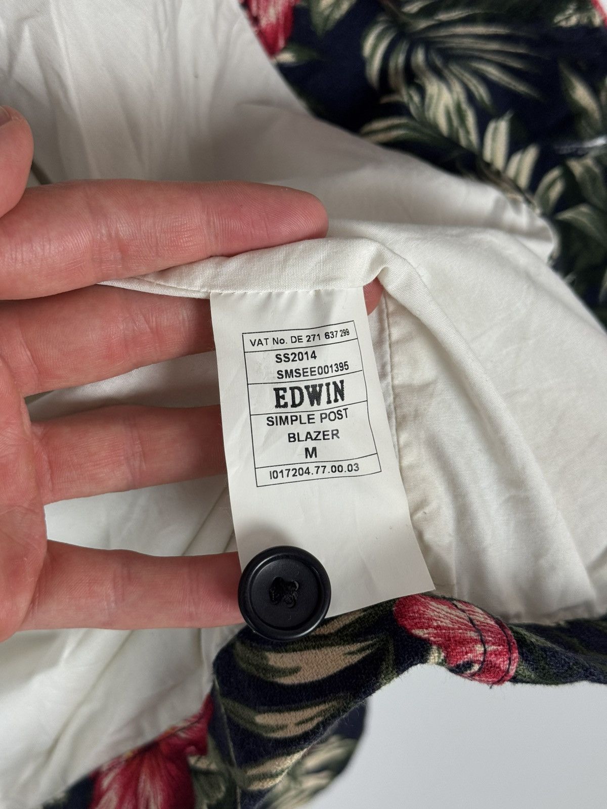 Edwin New! Edwin Simple Post Japanese Denim Floral Blazer Jacket Size US M / EU 48-50 / 2 - 17 Thumbnail