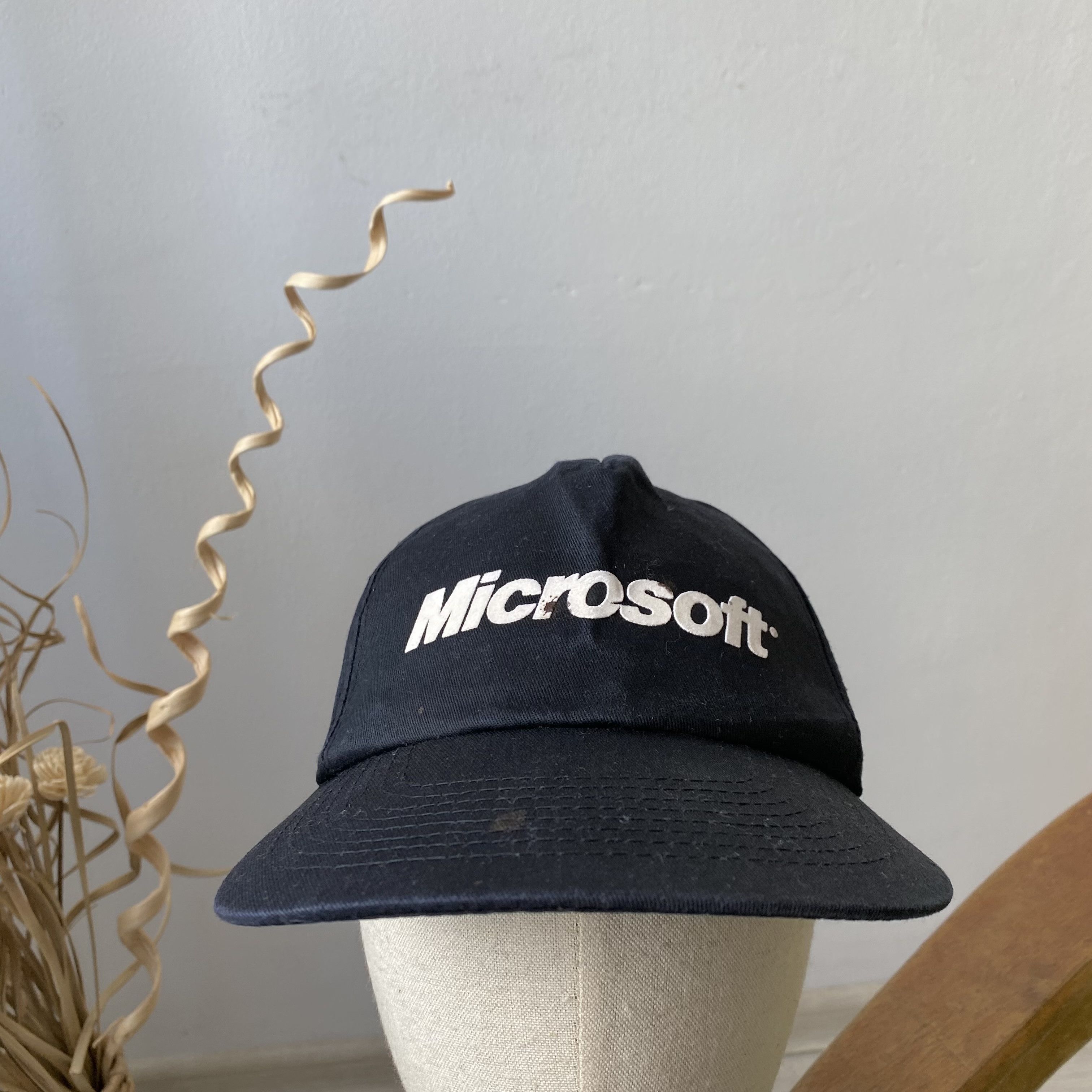 Microsoft Vintage 80-90s Mocrosoft Cap dad hat Y2K streetwear Size ONE SIZE - 3 Thumbnail