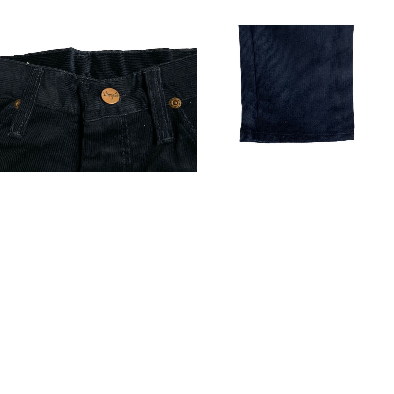 Wrangler VINTAGE Wrangler Corduroy Straight Leg Pants Men 27x30 Deadstock NWT Navy 70s Size US 27 - 8 Thumbnail