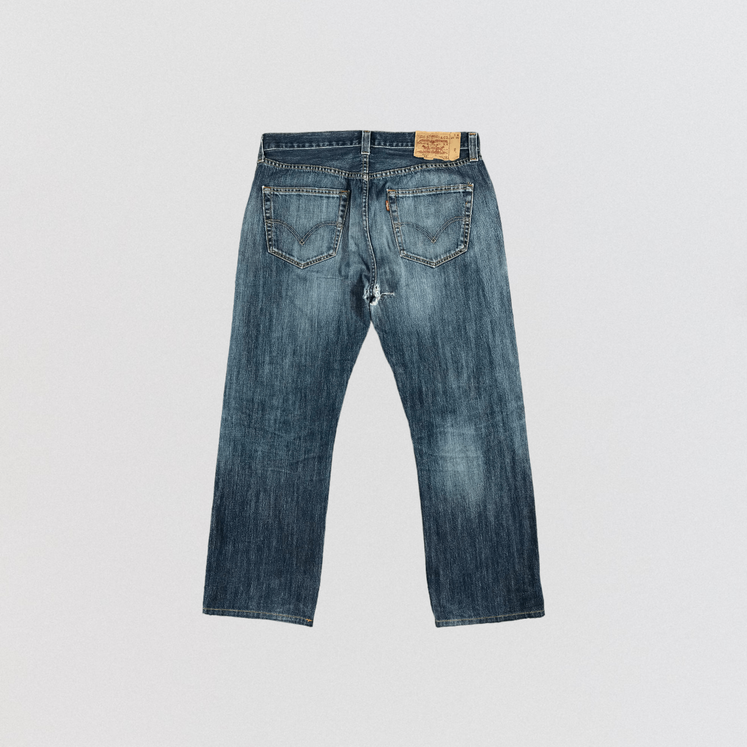Levi's Vintage Blue Wash Levis 501 Jeans-JM2270 Size US 37 - 2 Thumbnail