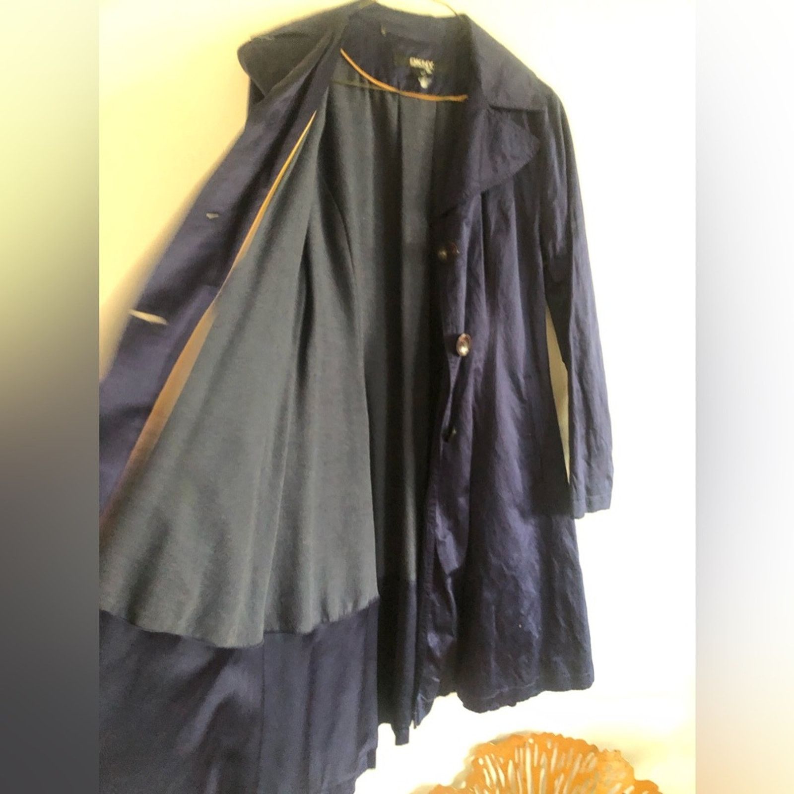 DKNY Vintage blue Rain coat from DKNY Size S / US 4 / IT 40 - 8 Thumbnail