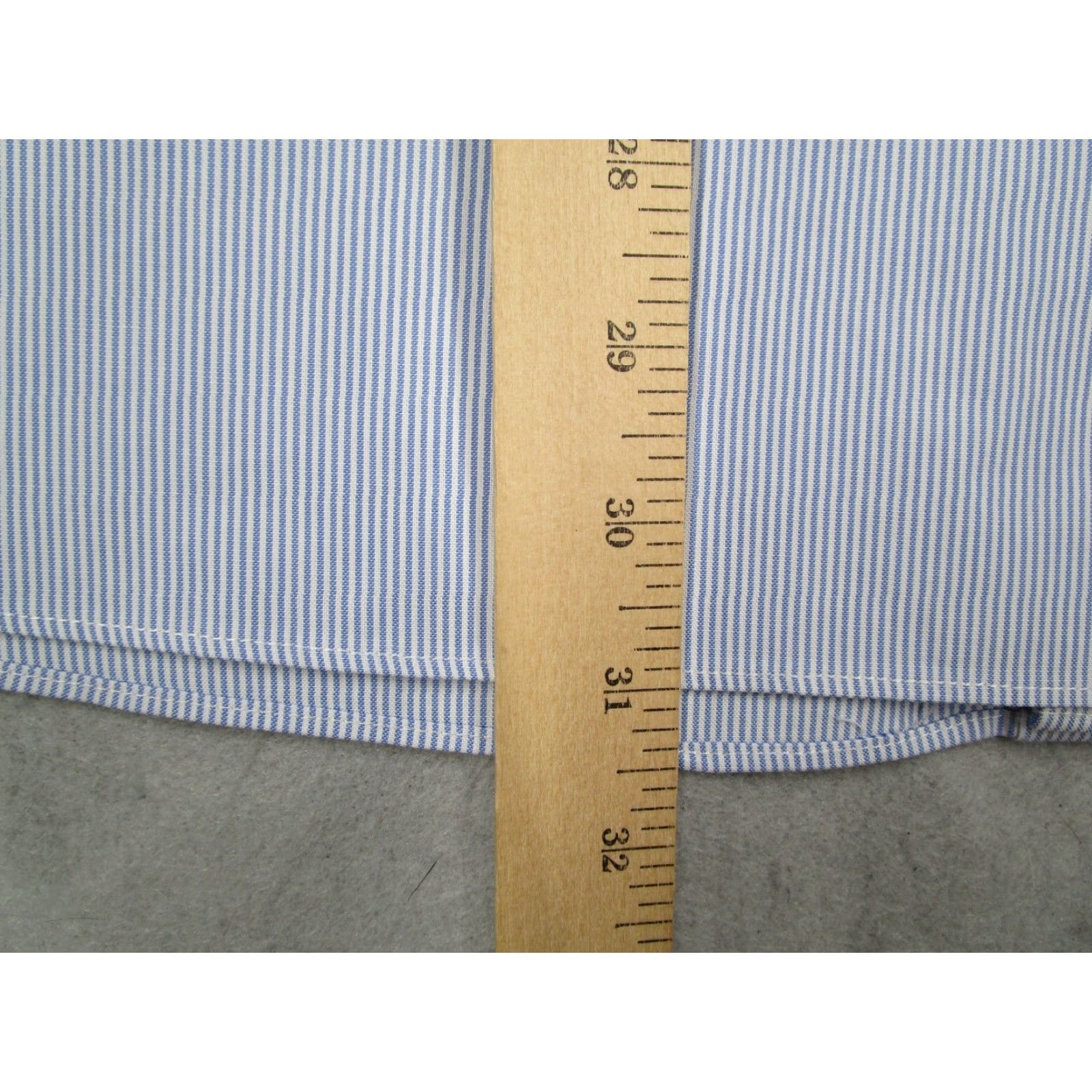 UNTUCKit UNTUCKit Shirt Mens XXXLC Blue Button Up Bordeaux Work Casual Wrinkle Free Shirt - Untuckit Navy Blue Stripe Button-Up 100% Cotton Big & Tall Size US XXL / EU 58 / 5 - 7 Thumbnail