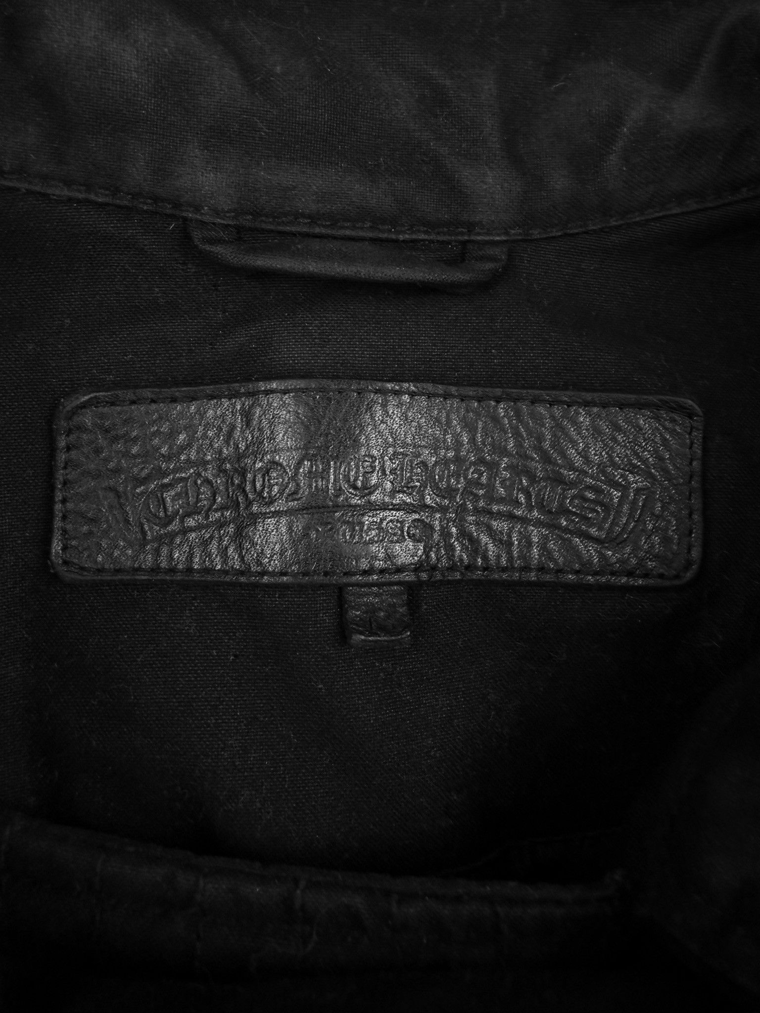 Chrome Hearts Chrome Hearts Dagger Zip Fleur Back Lined Black Peacoat Size US M / EU 48-50 / 2 - 5 Thumbnail