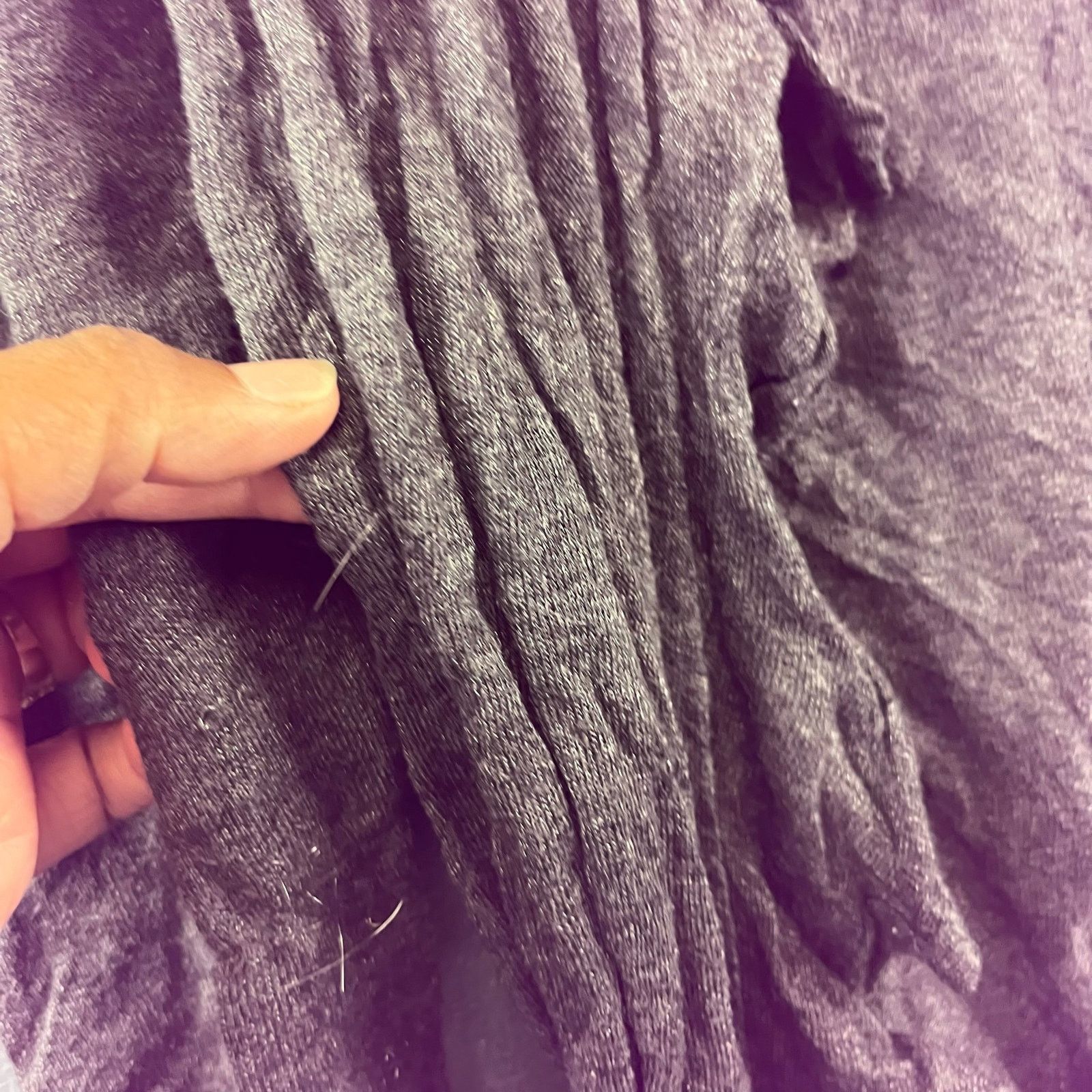 Eileen Fisher Eileen Fisher Cardigan Sweater Womens XS Grey Silk Cashmere Size XS / US 0-2 / IT 36-38 - 7 Thumbnail