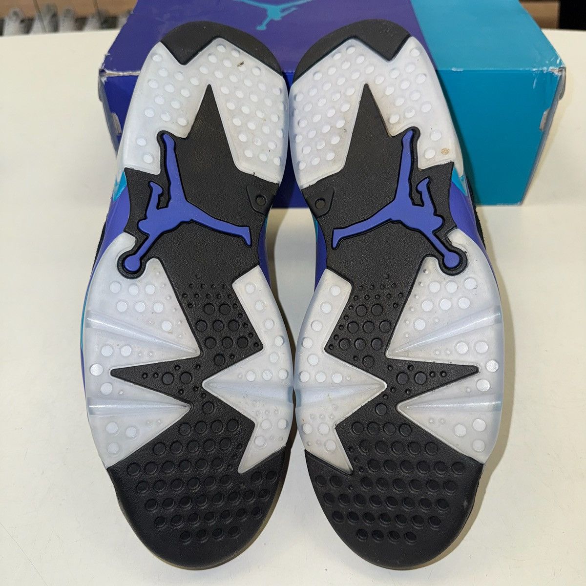 Jordan Brand Size 11.5 - Jordan 6 Retro Aqua Black Concord - CT8529-004 Size US 11.5 / EU 44-45 - 5 Thumbnail