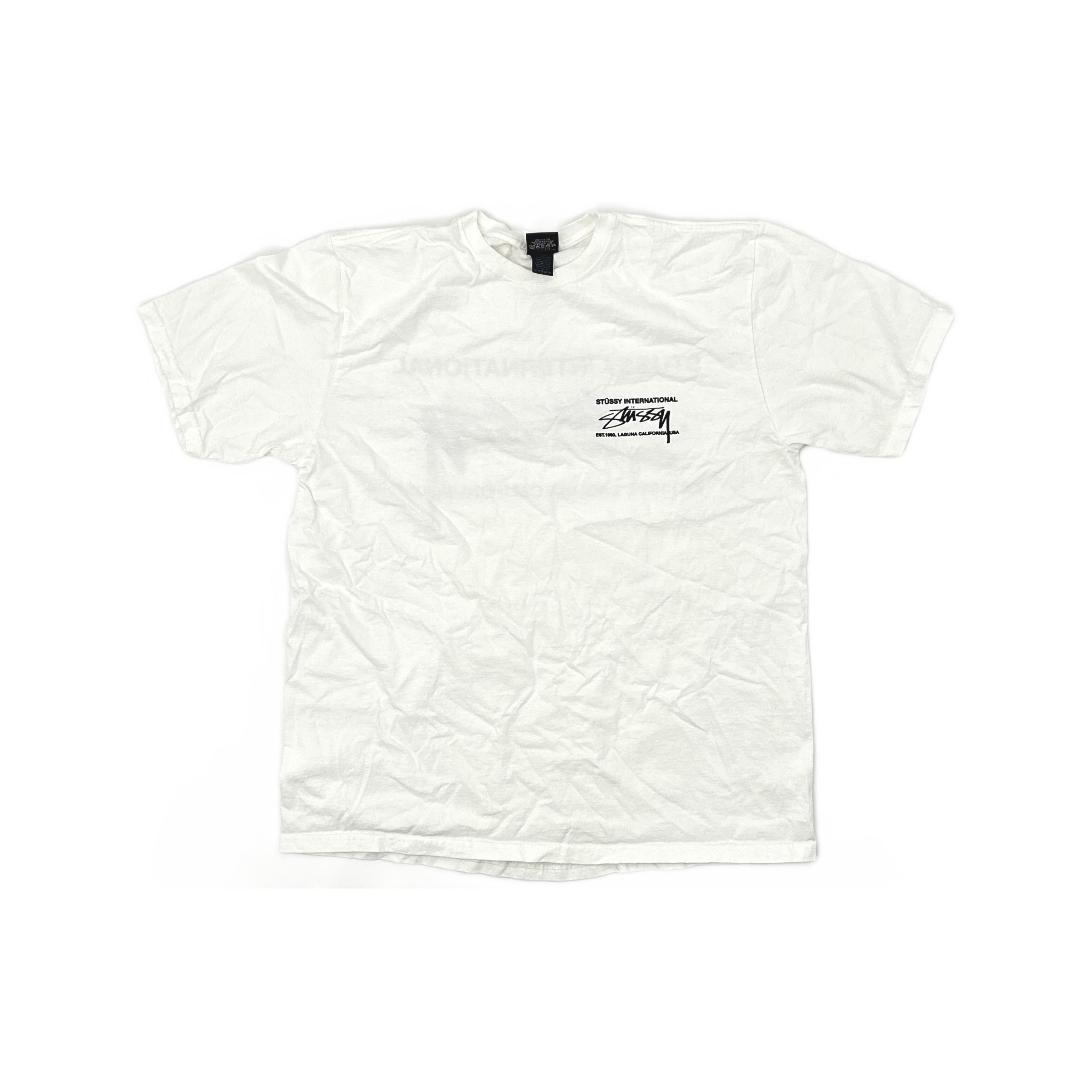Stussy Stussy Printemps SS19 Chanel Karl Lagerfeld Tshirt | Grailed