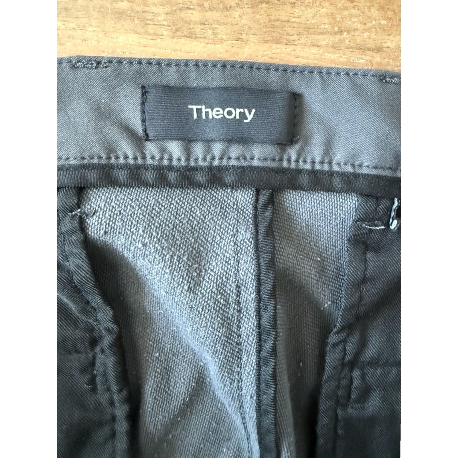 Theory Theory Performance Chino Pants Mens 32 Gray Slim Precision Tech Golf Trousers Size US 32 / EU 48 - 3 Thumbnail