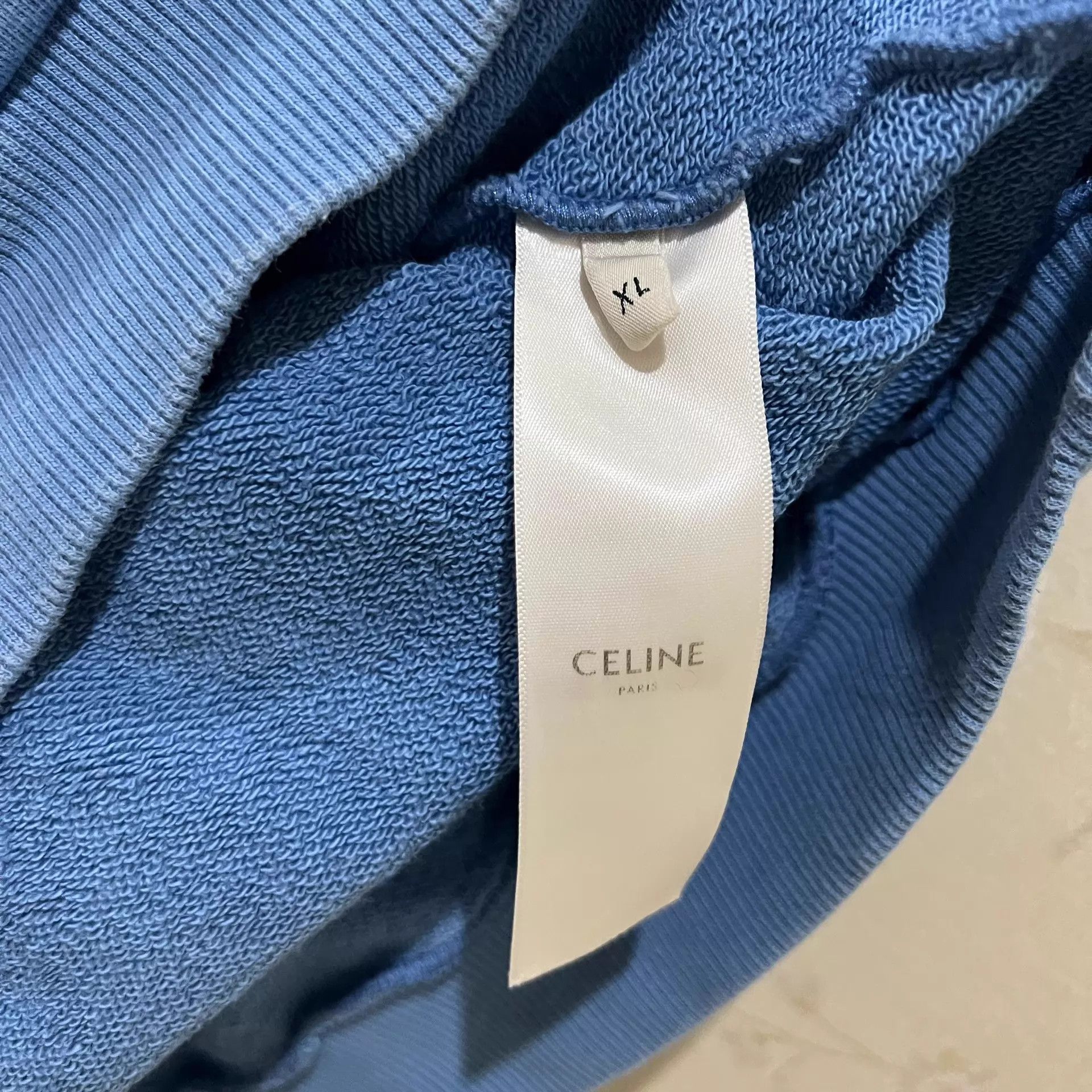 Celine Celine Logo Drawstring Hoodie XL 98 New Size US XL / EU 56 / 4 - 5 Thumbnail