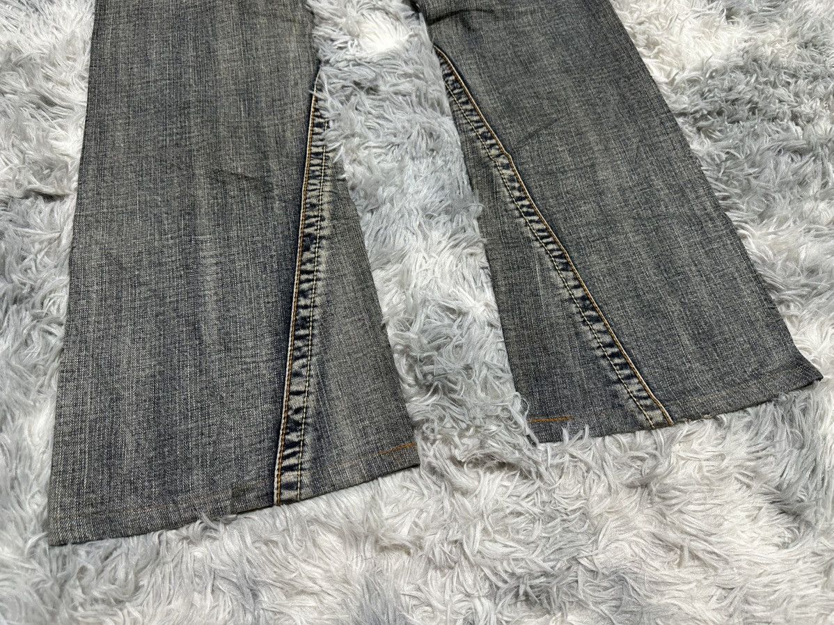 semanticdesign 🔥Sick Y2K Semantic Design Flared Denim Snakeskin Pocket Size US 30 / EU 46 - 14 Thumbnail
