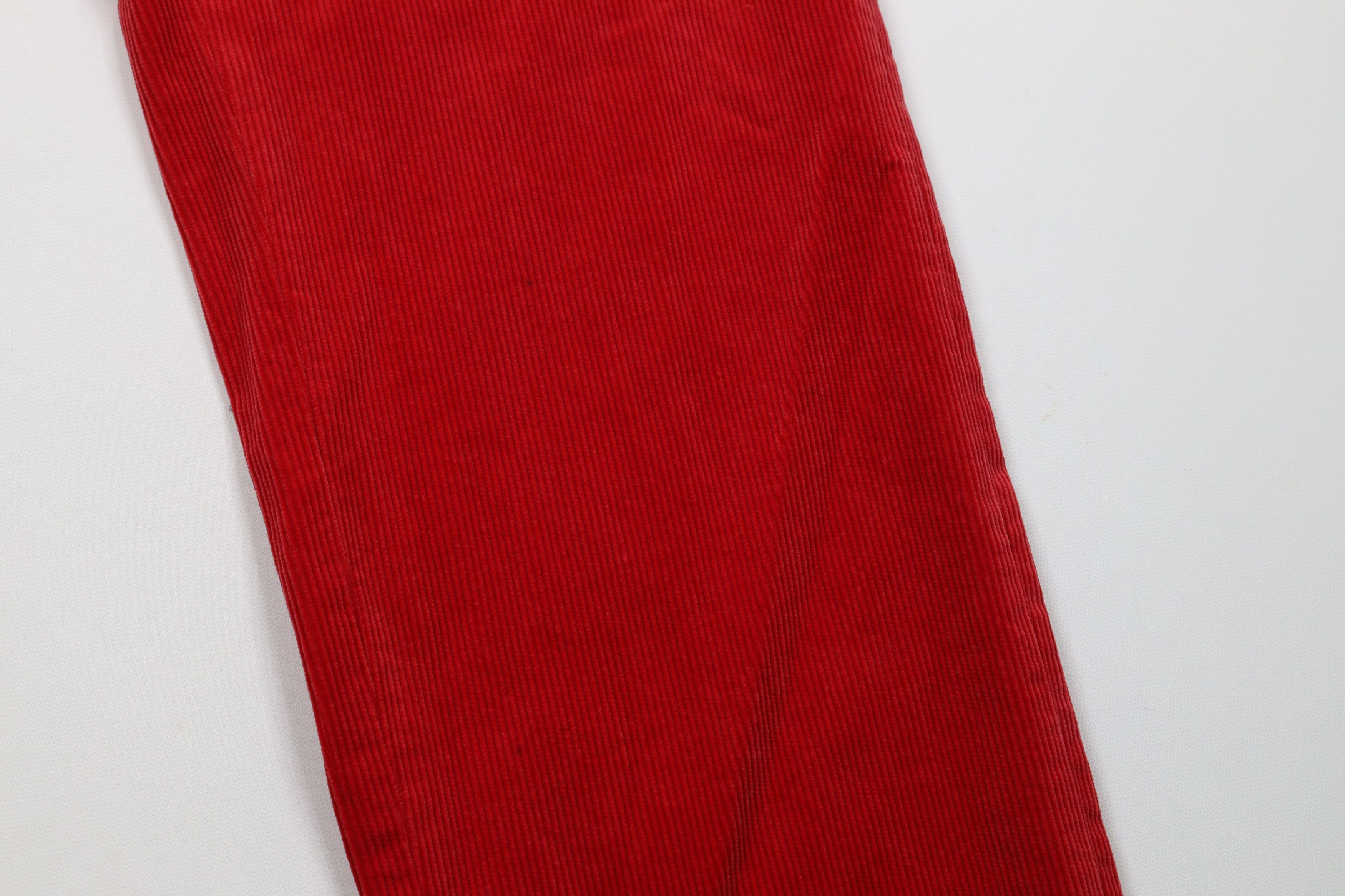 Ralph Lauren × Vintage Vintage 90s Ralph Lauren Heavy Wide Leg Corduroy Pants Red Size US 36 / EU 52 - 5 Thumbnail