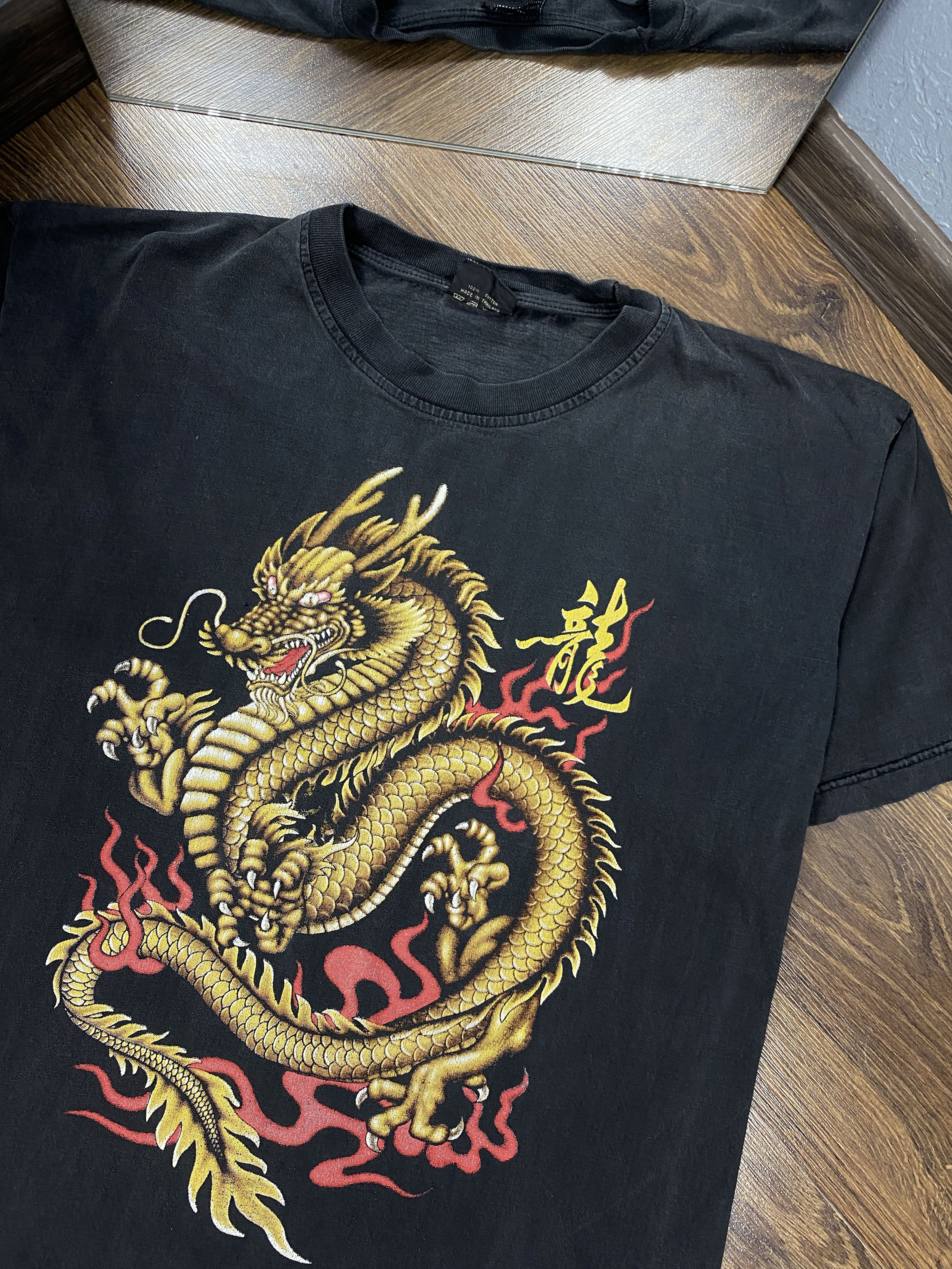 Japanese Brand × Vintage Vintage Japanese style dragon print t-shirt Size US XL / EU 56 / 4 - 2 Thumbnail