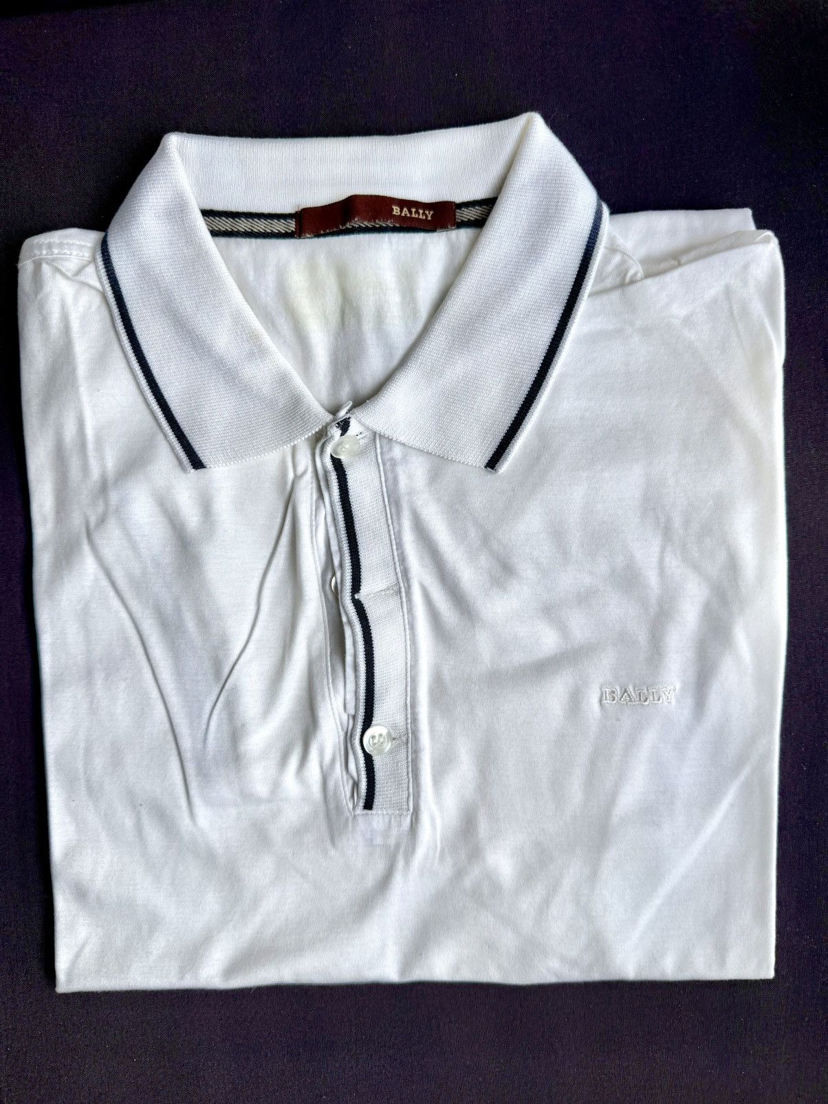 Bally Bally white polo 40/50 Size US M / EU 48-50 / 2 - 2 Thumbnail