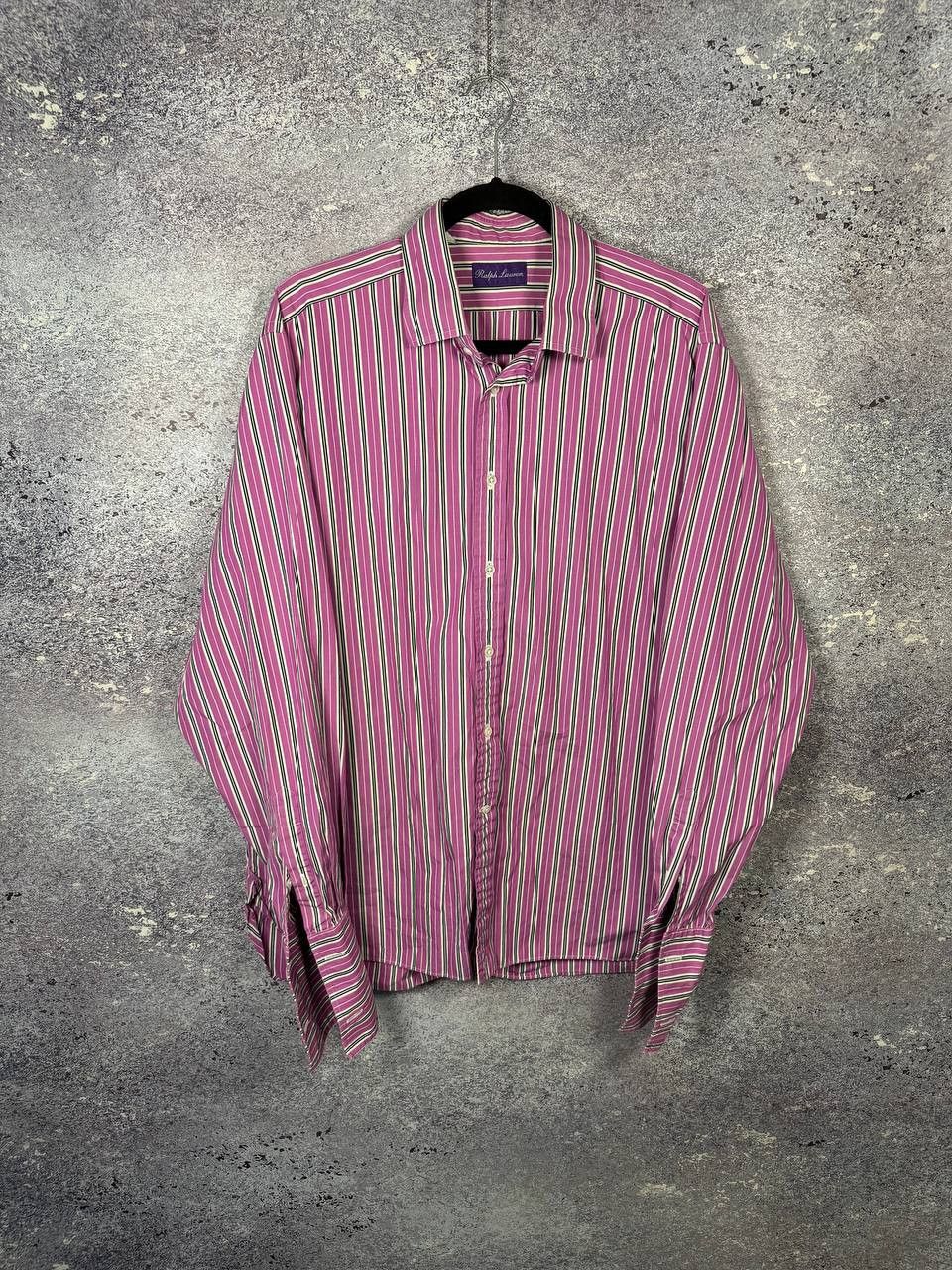Polo Ralph Lauren Ralph Lauren Purple Label Shirt Made in Italy Men's 17 XL Size US XL / EU 56 / 4 - 1 Thumbnail