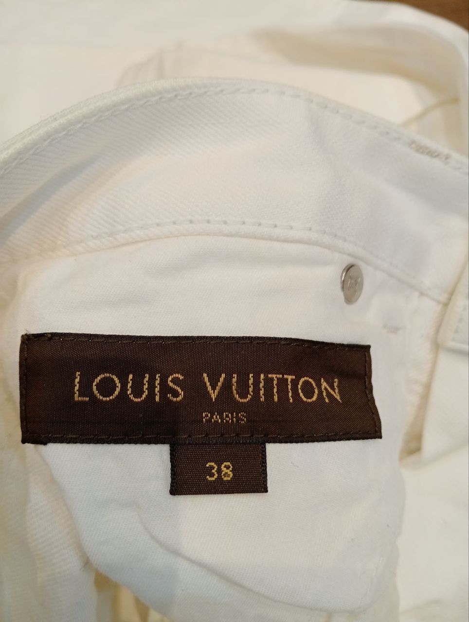 Louis Vuitton LUXURY LOUIS VUITTON DENIM PANTS - WHITE Size US 31 - 8 Thumbnail