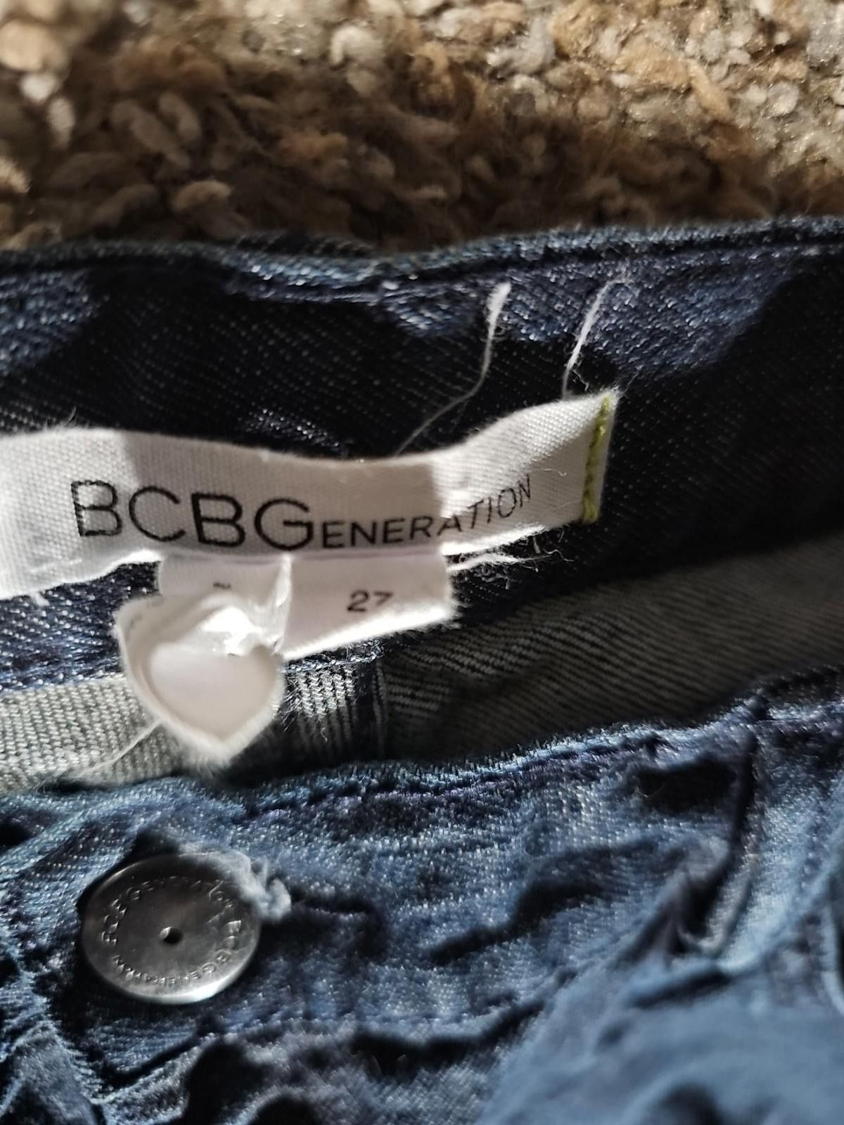 BCBGeneration BCBGeneration Sz 27 Blue Jeans Size 27" / US 4 / IT 40 - 3 Thumbnail