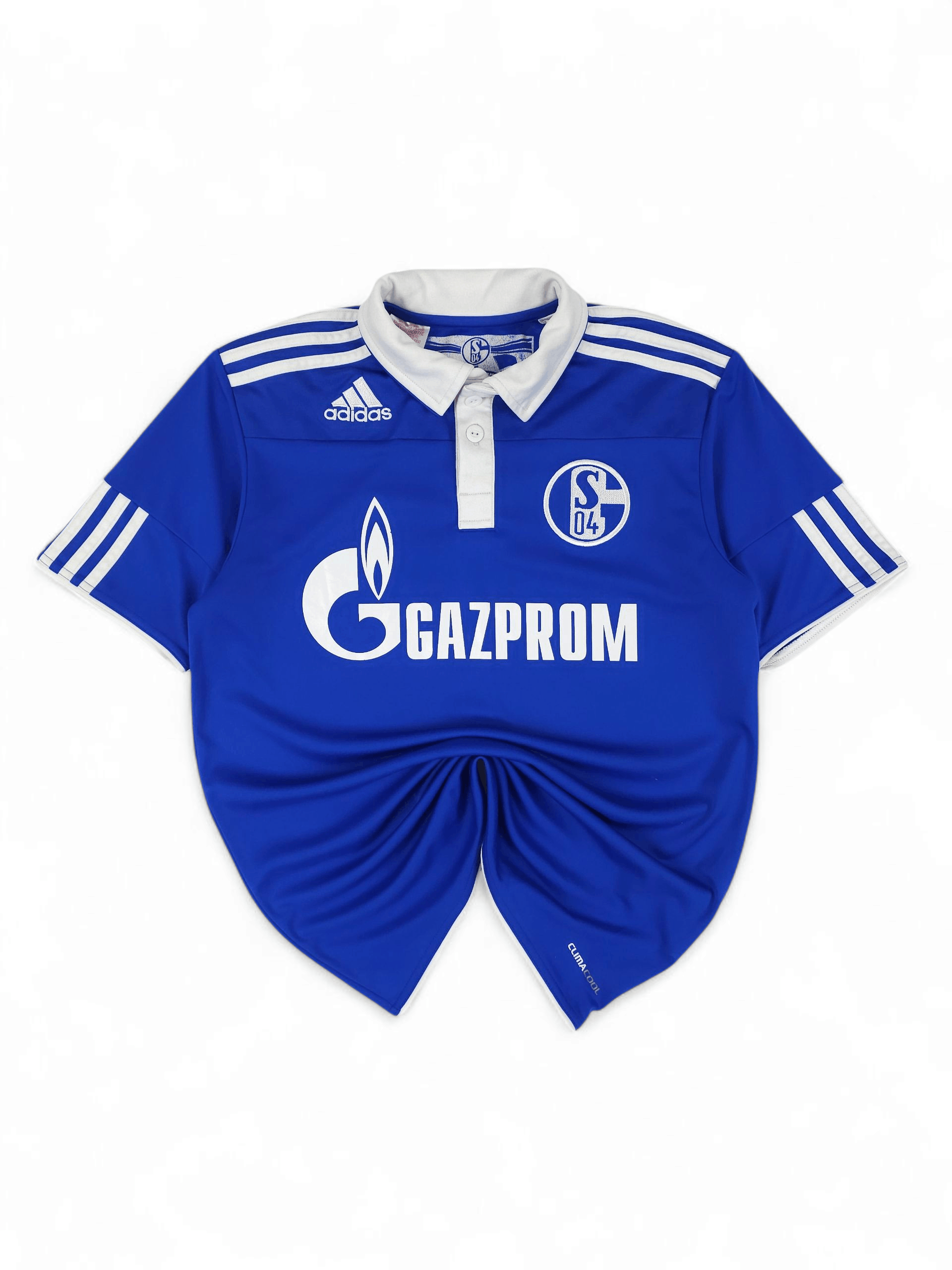 Adidas 💎 Adidas FC Schalke 04 2010-2012 Home Signed Soccer Jersey Size US XS / EU 42 / 0 - 1 Thumbnail