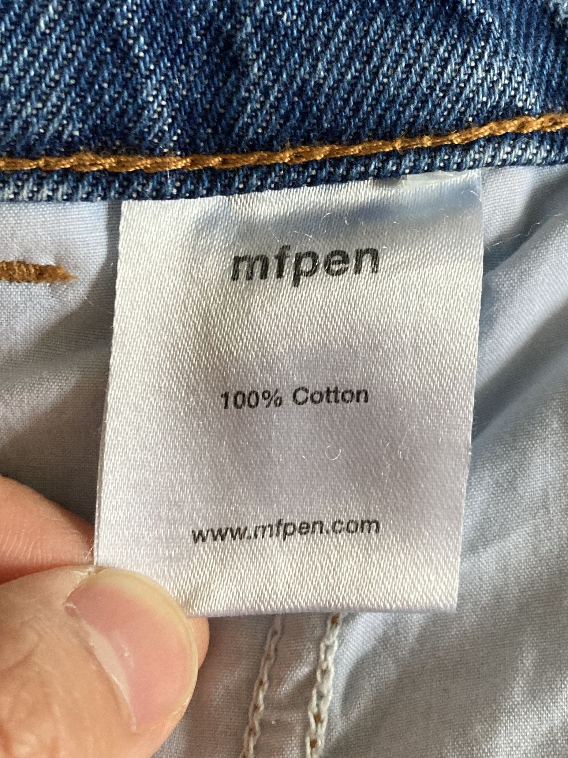 Mfpen Big Jean Shorts (Blue) Size US 30 / EU 46 - 14 Thumbnail