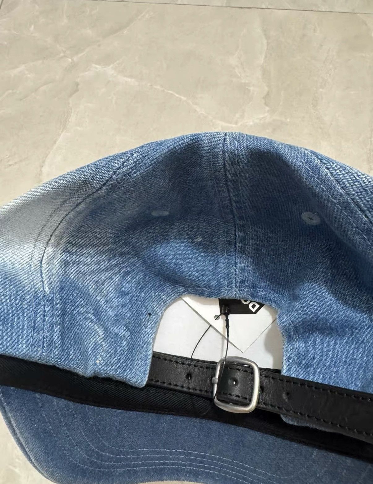 Palace Palace DENIM P 6-PANEL STONE WASH Hat J34 Size ONE SIZE - 3 Thumbnail