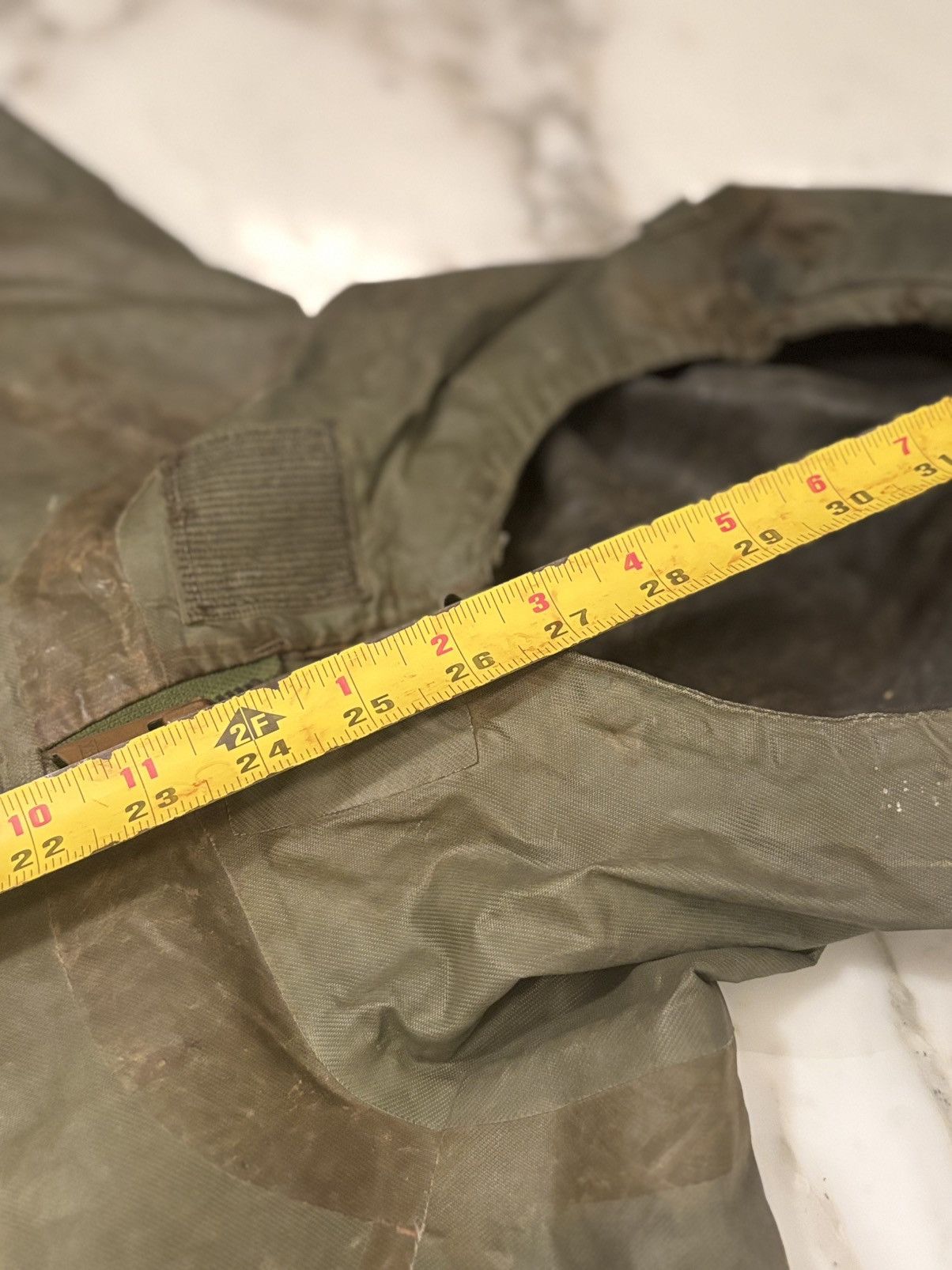 Vintage 1960s American Military Rubberized Rain Jacket Size US XL / EU 56 / 4 - 6 Thumbnail
