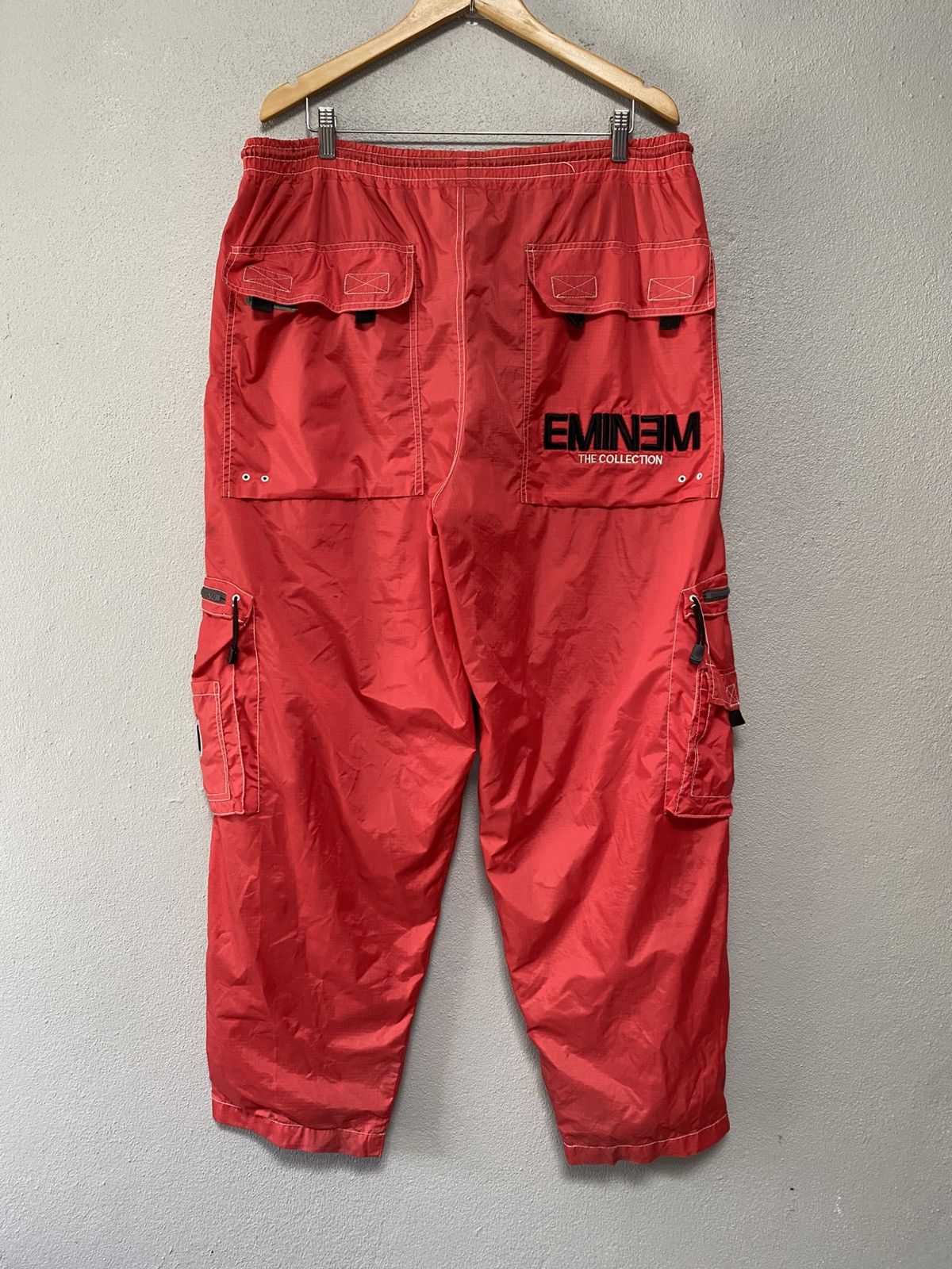 Eminem Eminem trackpants cargo pocket Y2k Hip hop style Size US 38 / EU 54 - 7 Thumbnail