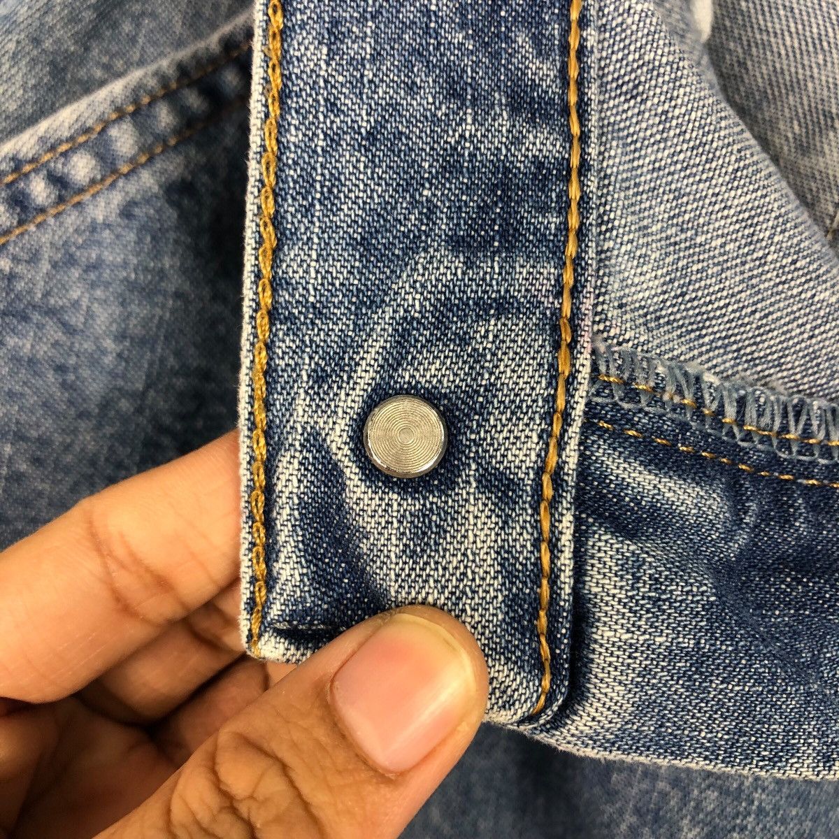 Japanese Brand × Vintage 📌Vintage Wrangler Denim Jeans Worker Wear Issey Miyake Size US 32 / EU 48 - 23 Thumbnail