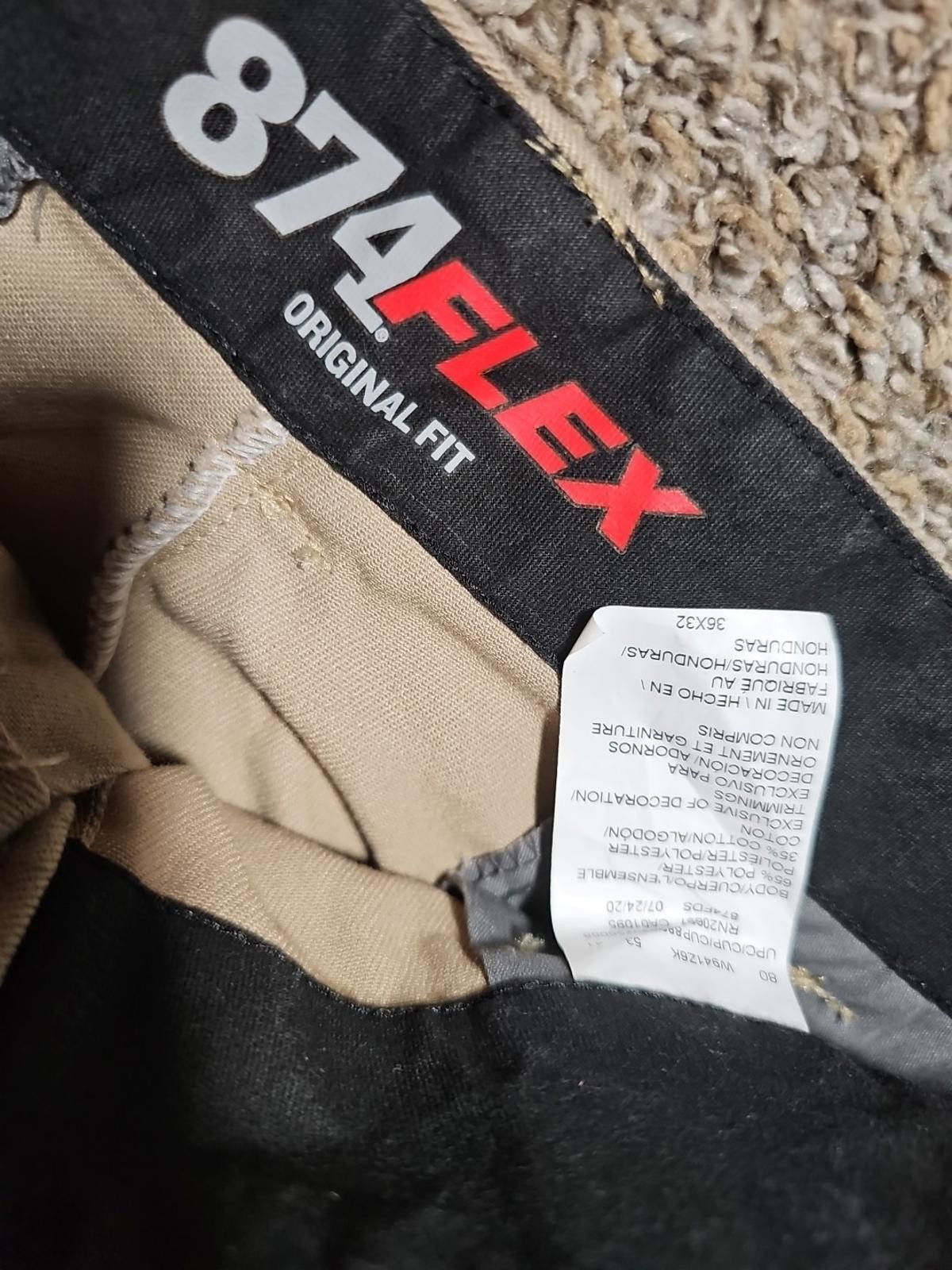 Dickies Dickies 874 Flex Original Fit 36x32 Work Khakis Size US 36 / EU 52 - 3 Thumbnail