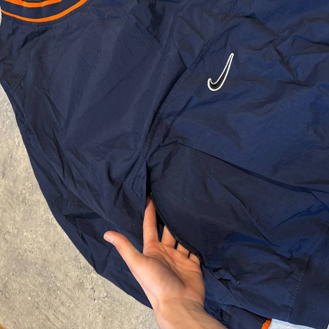 Nike Vintage 90s Nike Nylon Sweatshirt Size US XL / EU 56 / 4 - 2 Thumbnail