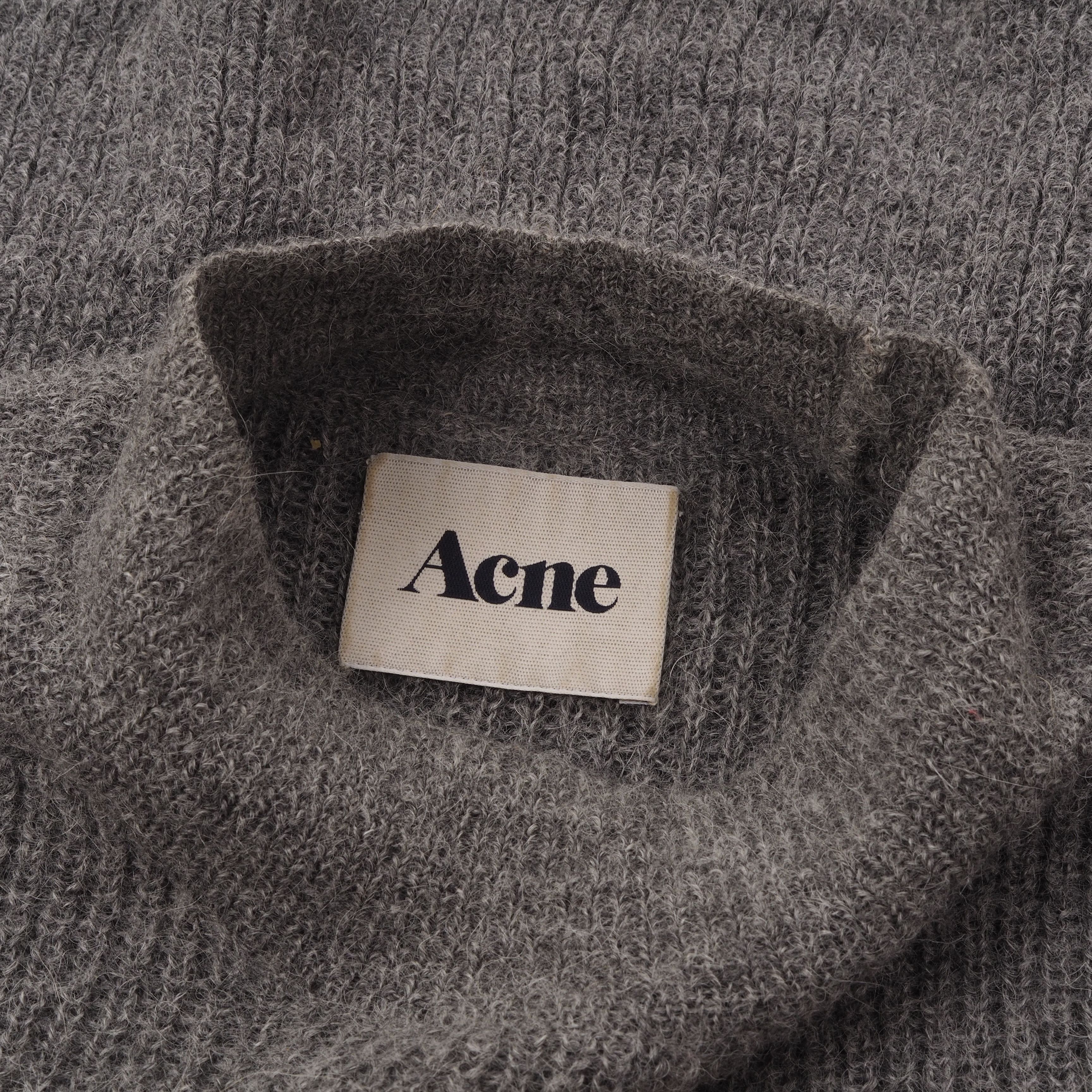 Acne Studios Acne Studios Darko AW12 Gray Alpaca Pullover Sweater Size S / US 4 / IT 40 - 4 Thumbnail