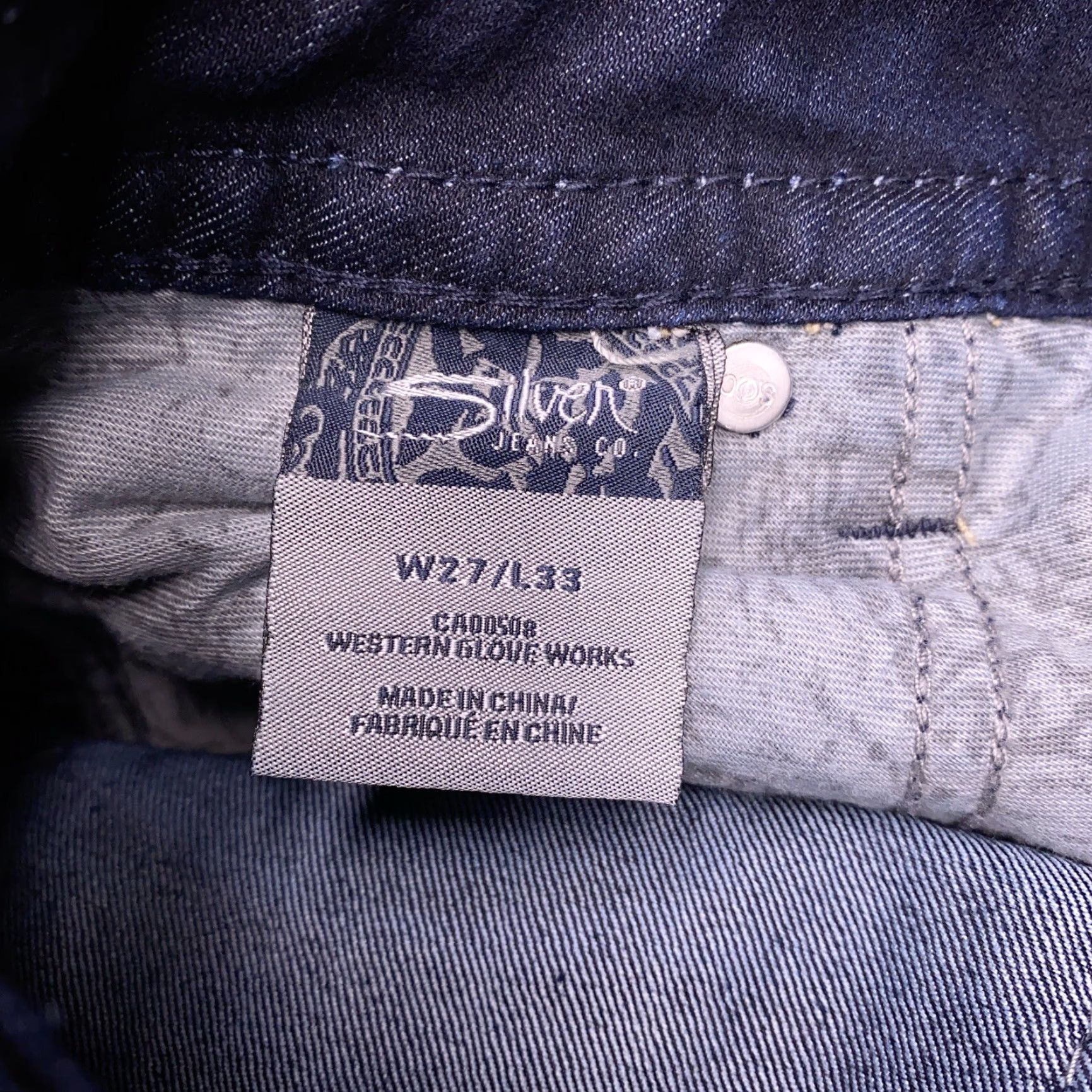 Silver Jeans Co. Silver Jeans Jeans 27x33 Low Rise Stretch Bootcut Women Regular Blue 5-Pocket Denim Cotton Blend Modern Vintage: No Size 27" / US 4 / IT 40 - 7 Thumbnail