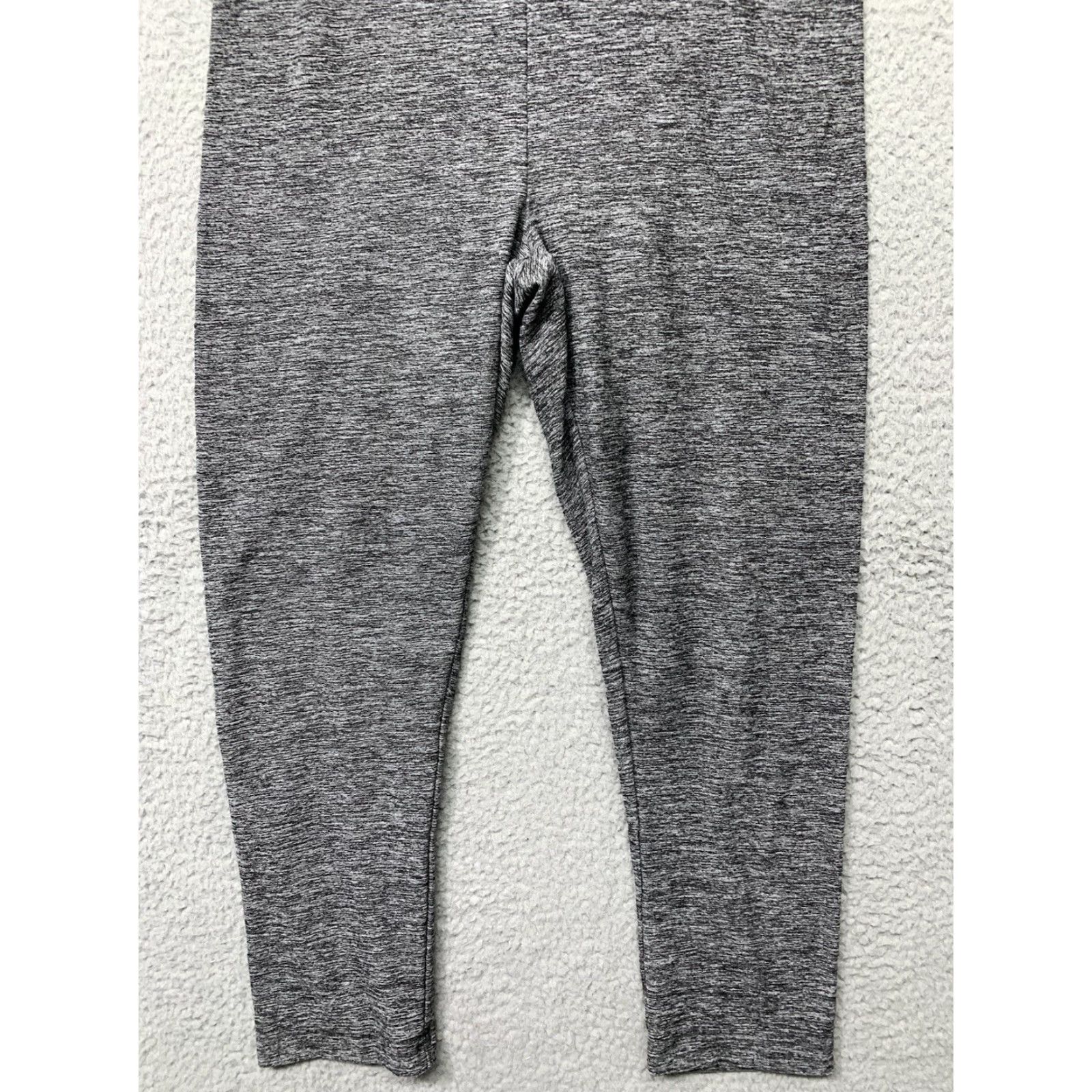 Vintage No Boundaries Leggings Women’s M High-Rise Ankle Length Heather Gray READ Size 32" / US 10 / IT 46 - 3 Thumbnail