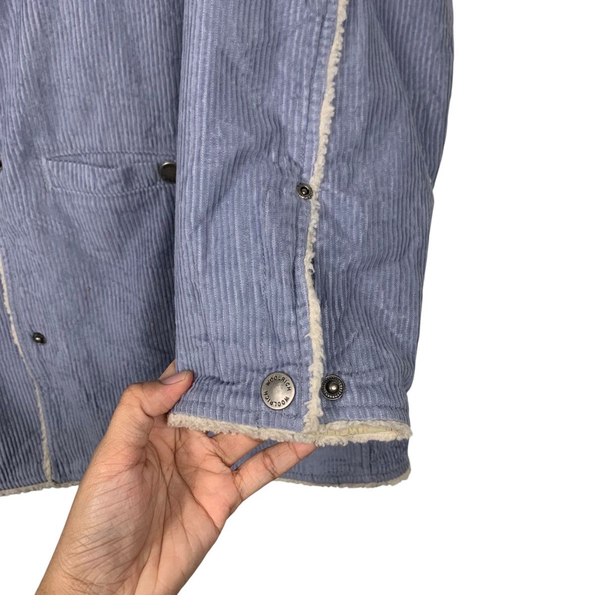Woolrich Woolen Mills WOOLRICH Fleece Lined Deep Opal Corduroy Jacket #2285-C101 Size US S / EU 44-46 / 1 - 11 Thumbnail