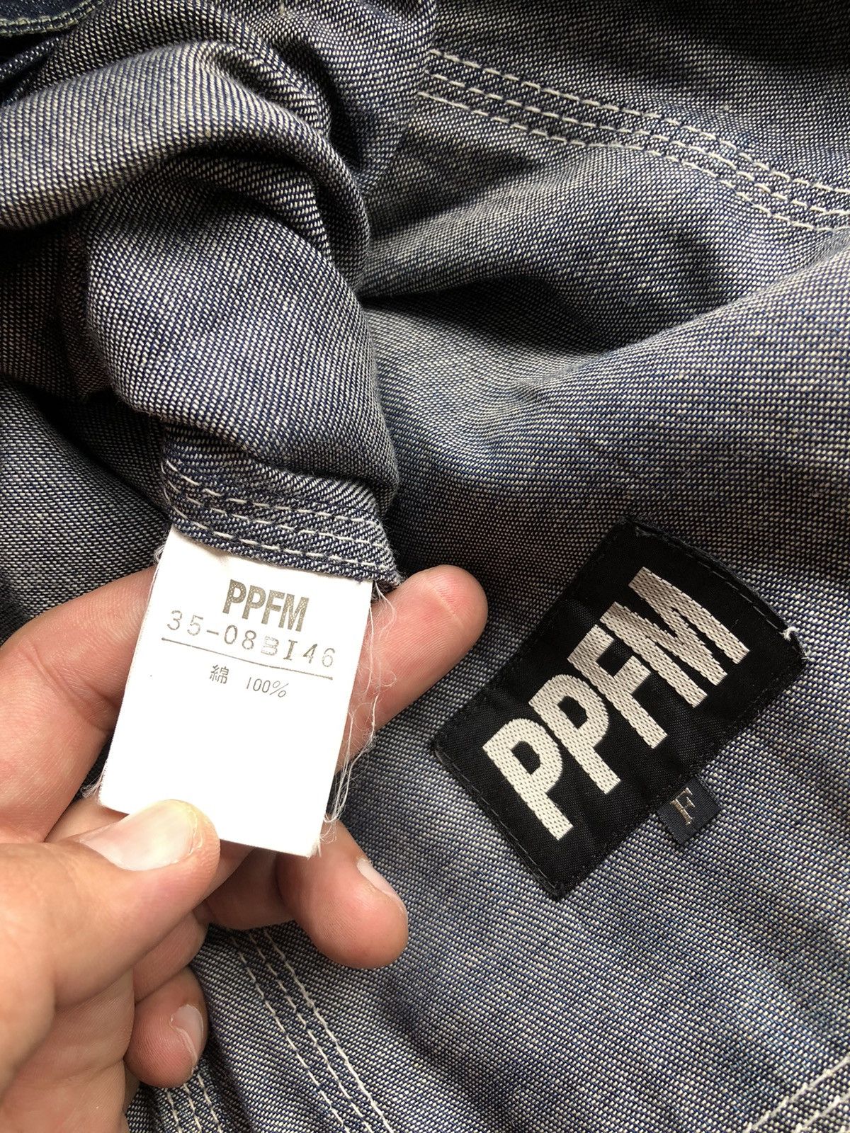 PPFM Vintage PPFM Denim Jacket Size US L / EU 52-54 / 3 - 17 Thumbnail