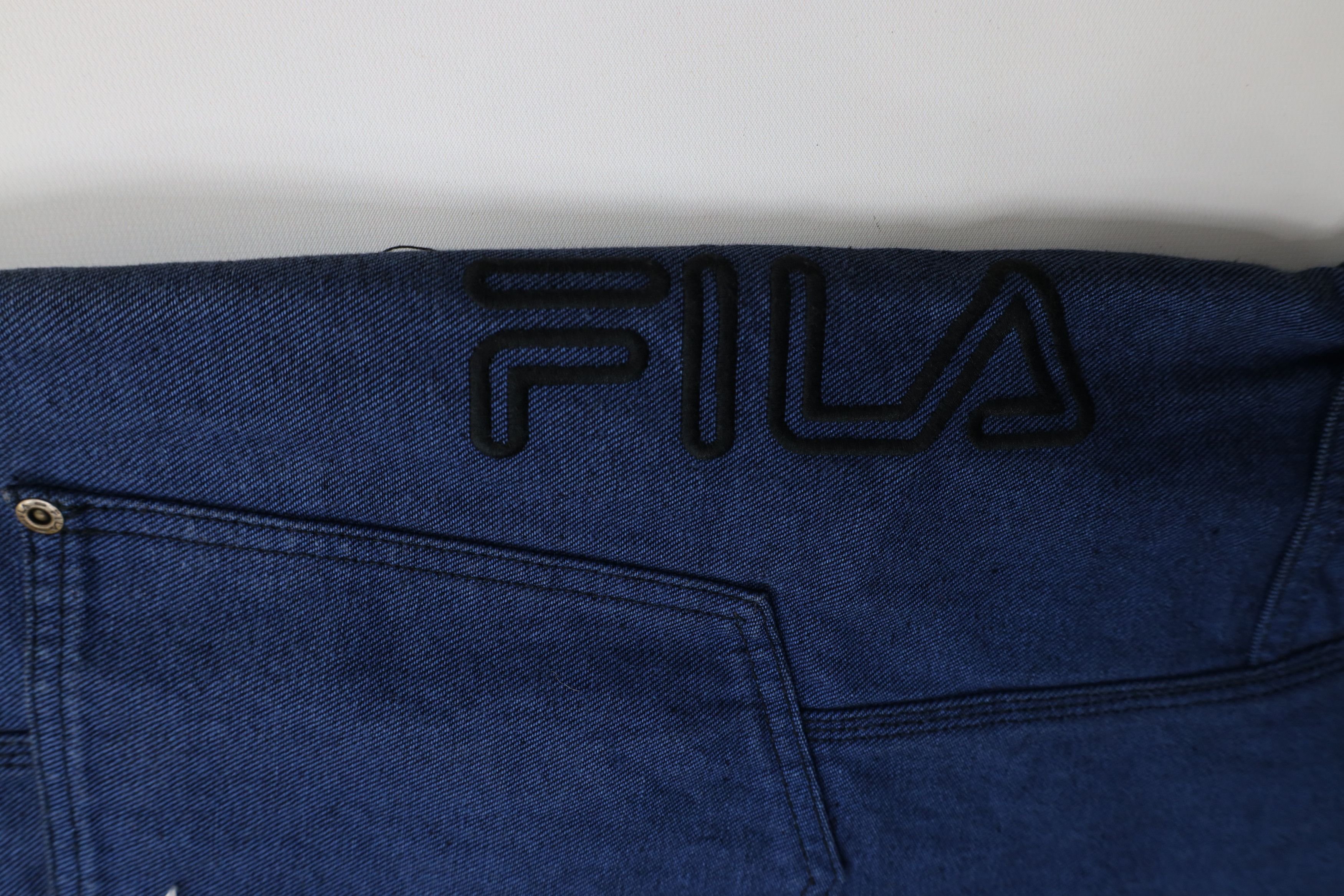 Fila Deadstock Vintage 90s Fila Baggy Wide Leg Skateboard Jeans Size US 42 / EU 58 - 13 Thumbnail