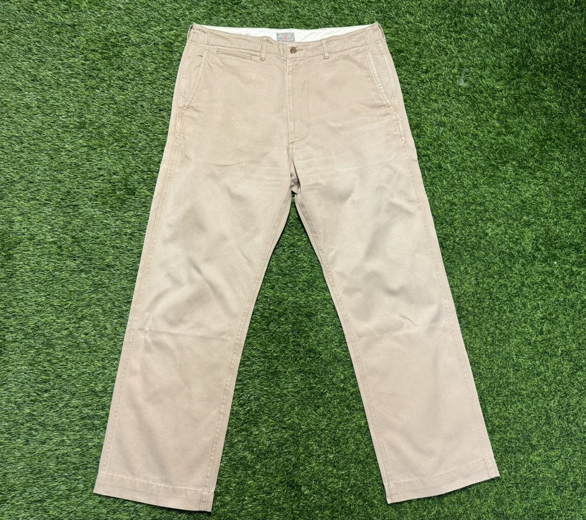 buzz rickson’s - casual pant talin zipper