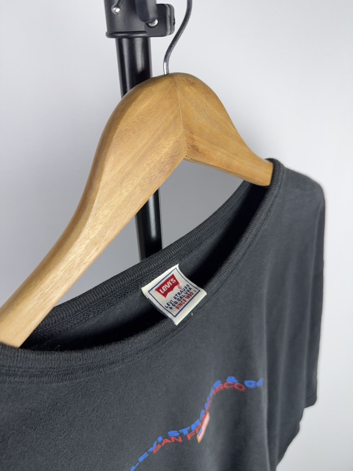 Levi's Vintage Clothing Vintage 90s Levi’s San Francisco Flag Logo T-Shirt Men’s L Size US L / EU 52-54 / 3 - 7 Thumbnail