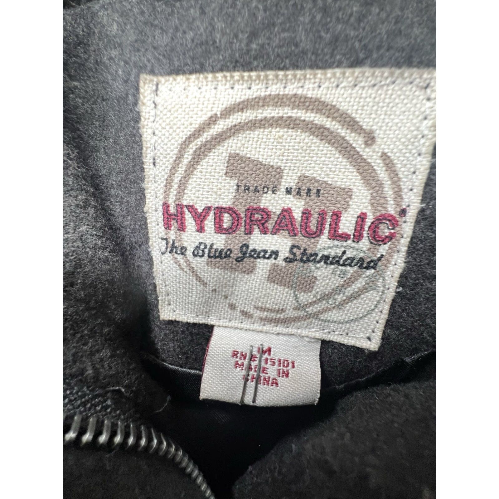 Vintage HYDRAULIC Women's Gray Jacket Full Zip Fitted Size Medium Jacket Coat 90s Vintage? No - Trade Mark? Full Zip Casual 90s Mens Women Girls Size M / US 6-8 / IT 42-44 - 5 Thumbnail