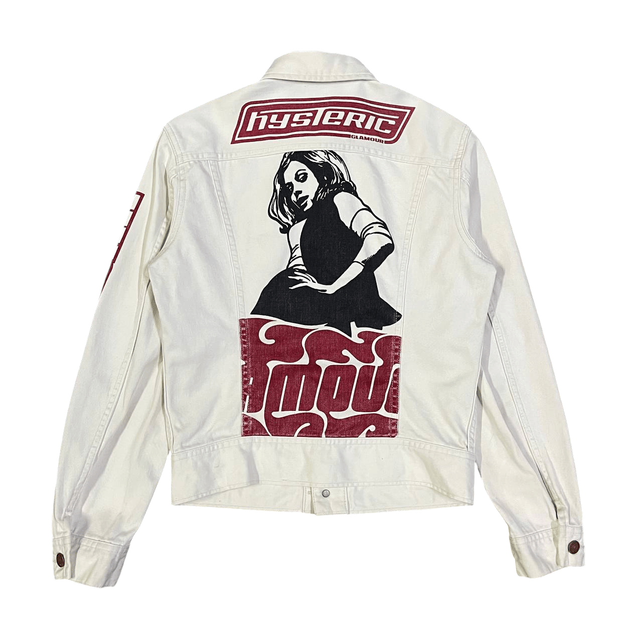 Hysteric Glamour Vintage 90's Hysteric Glamour Rock N Roll Denim Jacket Size US S / EU 44-46 / 1 - 3 Thumbnail