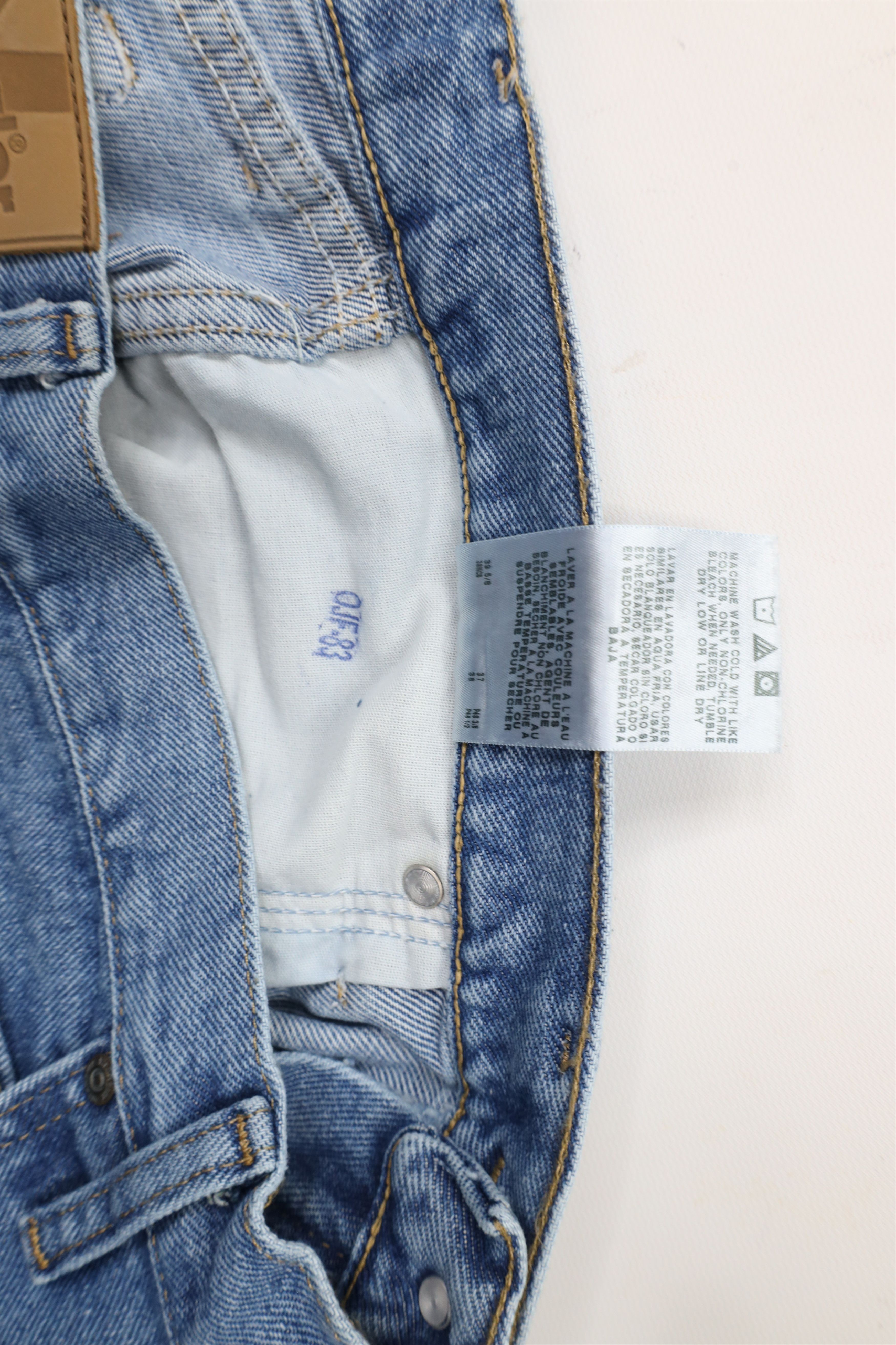 Vintage × Wrangler Deadstock Vintage Y2K Wrangler Fit Denim Jeans Blue Cotton Size US 36 / EU 52 - 7 Thumbnail
