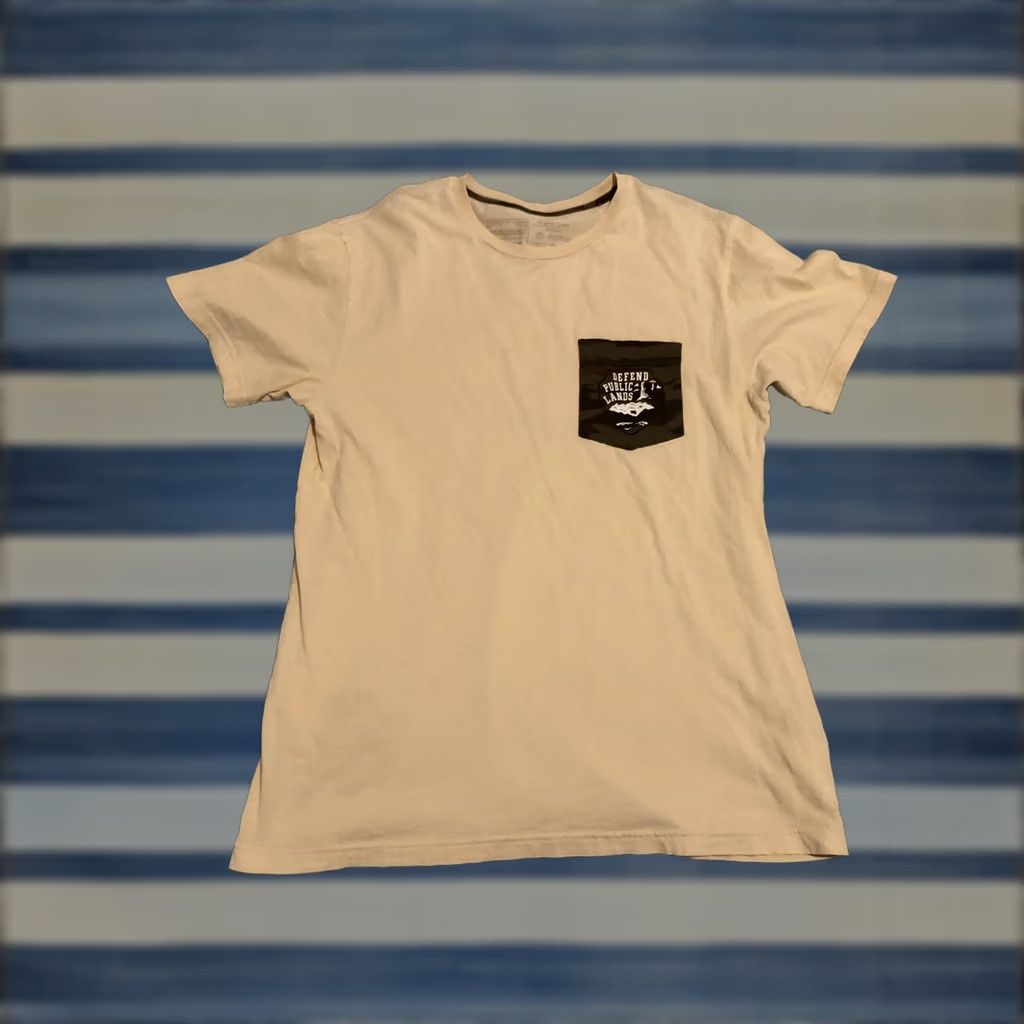 Patagonia Patagonia Defend Public Lands Organic Cotton T Shirt Slim Fit M Beige Mens Included Size US M / EU 48-50 / 2 - 1 Thumbnail