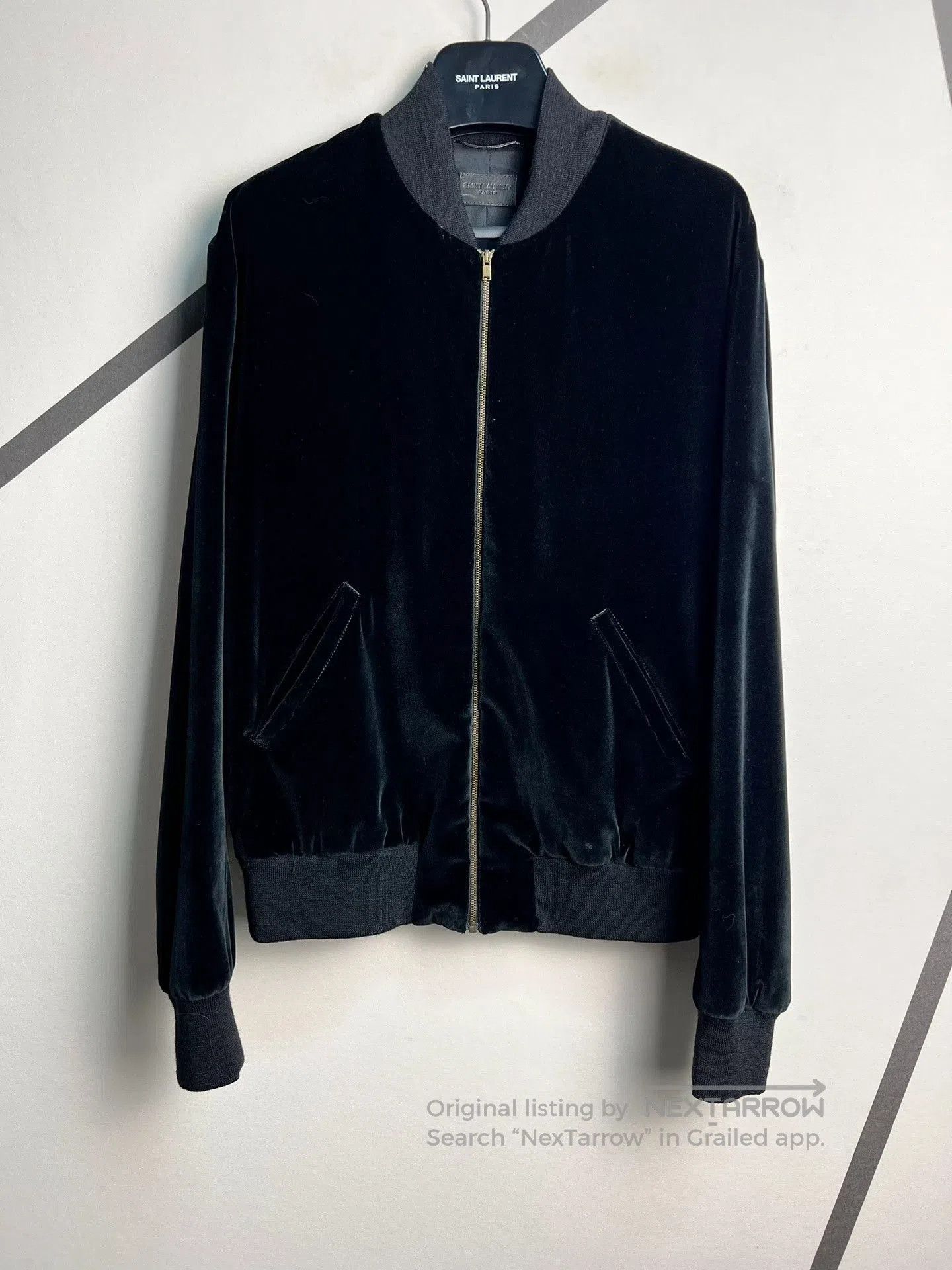 Saint Laurent Paris Saint Laurent Black Velvet Music Note Jacket. Size US S / EU 44-46 / 1 - 2 Thumbnail