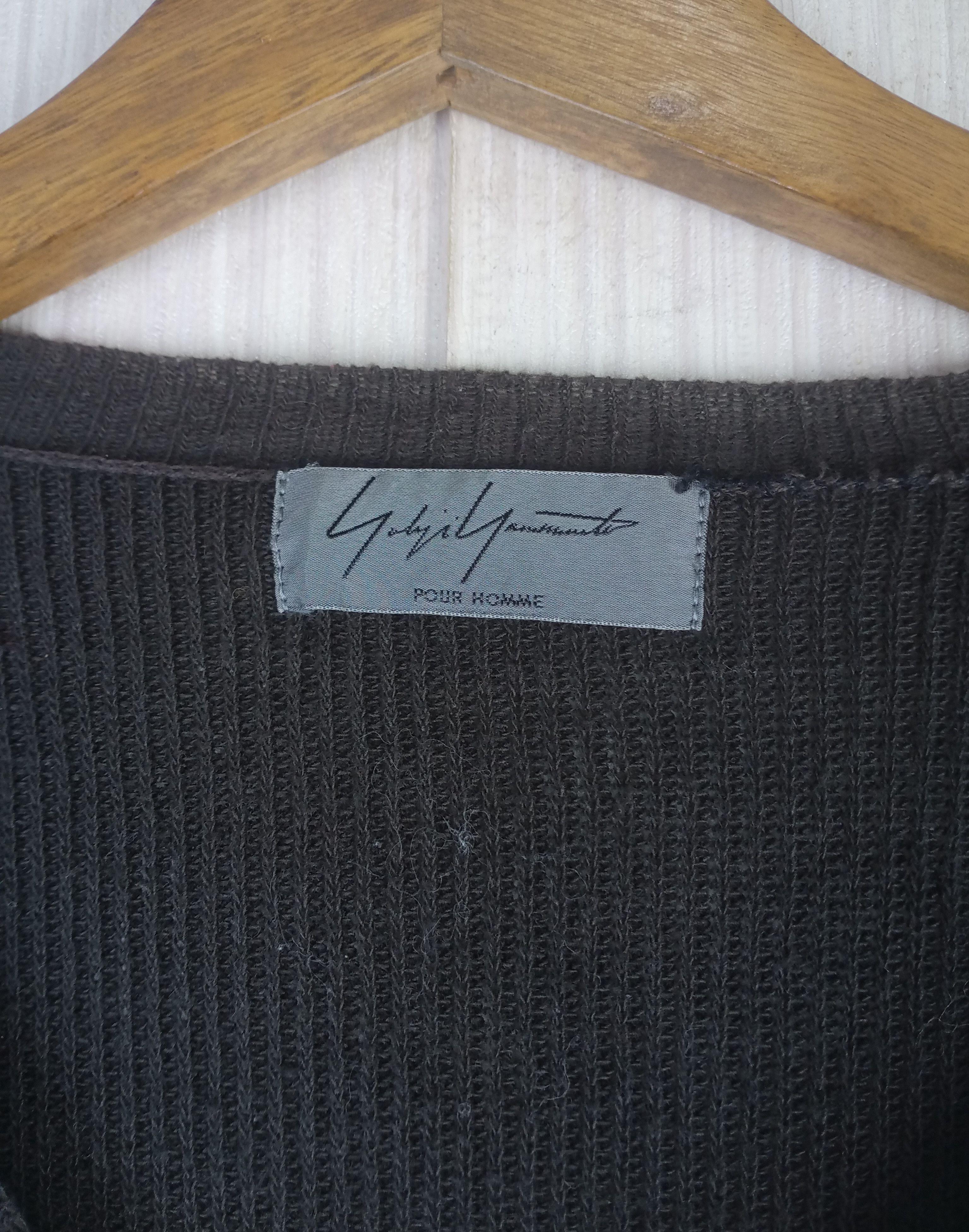 Yohji Yamamoto Rare Vintage Yohji Yamamoto Pour Homme Signature Knitwear Size US L / EU 52-54 / 3 - 4 Thumbnail