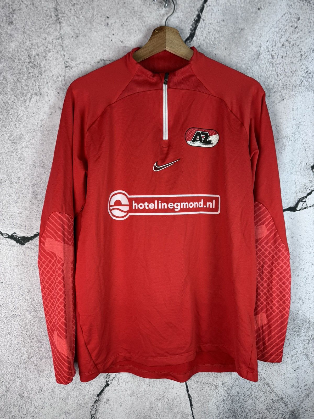 Nike Nike Alkmaar Zaanstreek Football soccer long sleeve jersey Size US L / EU 52-54 / 3 - 1 Thumbnail