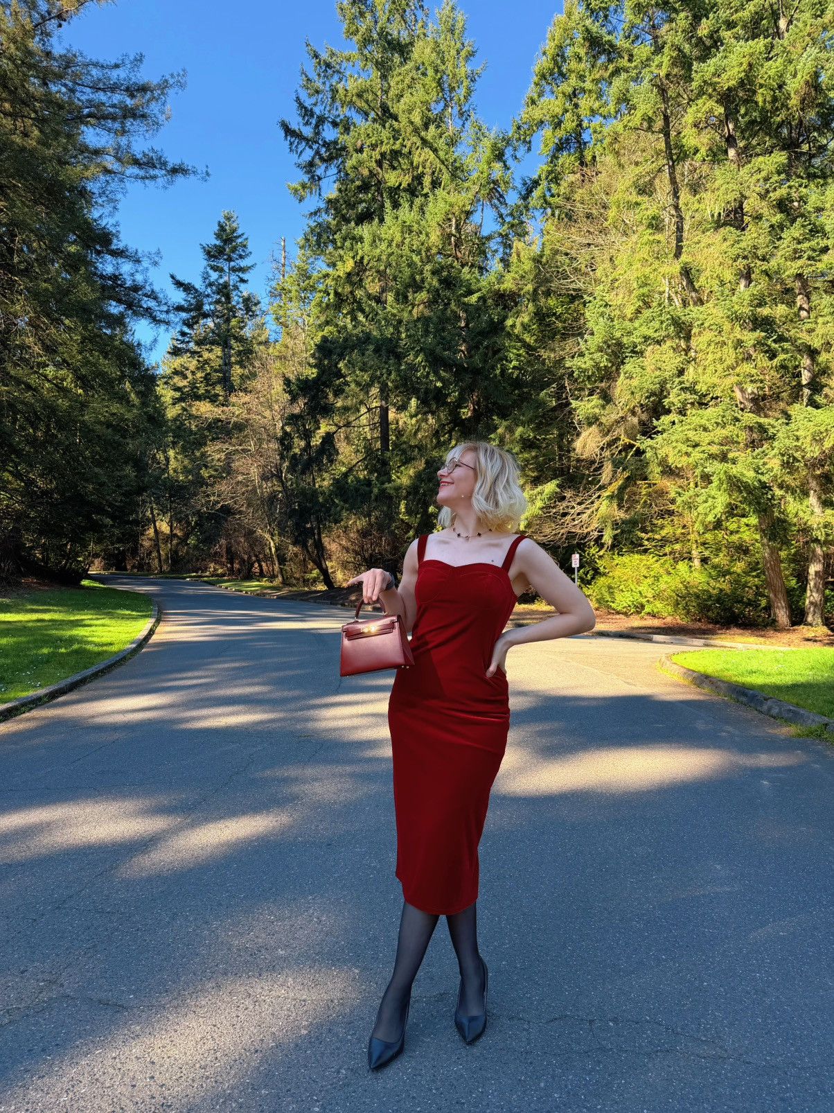Other Red dress Size L / US 10 / IT 46 - 2 Thumbnail