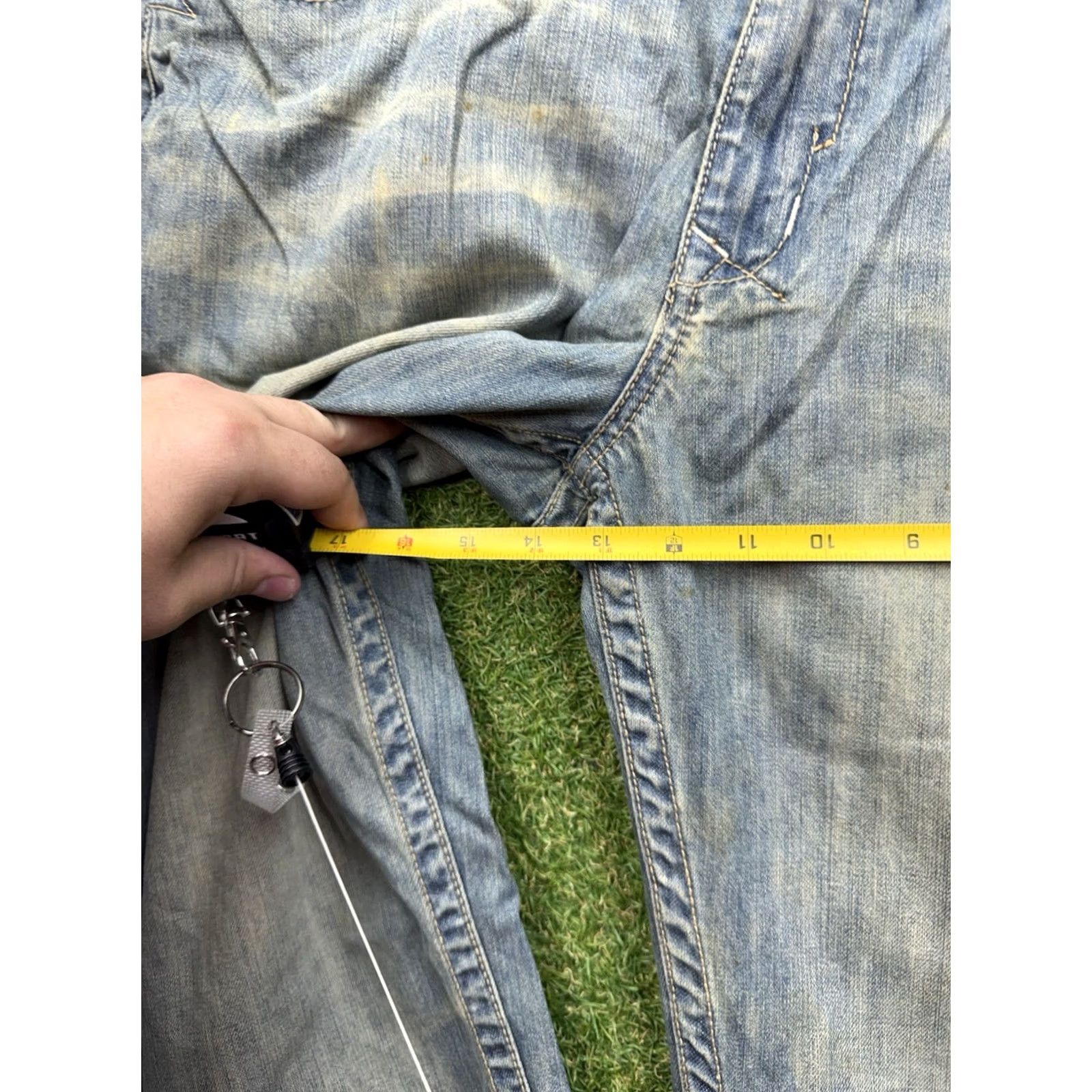 Ecko Unltd. VINTAGE Ecko Unltd Jeans Mens 36 Baggy Fit Skater Wide Leg Grunge 90s Denim Blue Cotton 5-Pocket Relaxed Mens Jeans Size US 36 / EU 52 - 4 Thumbnail