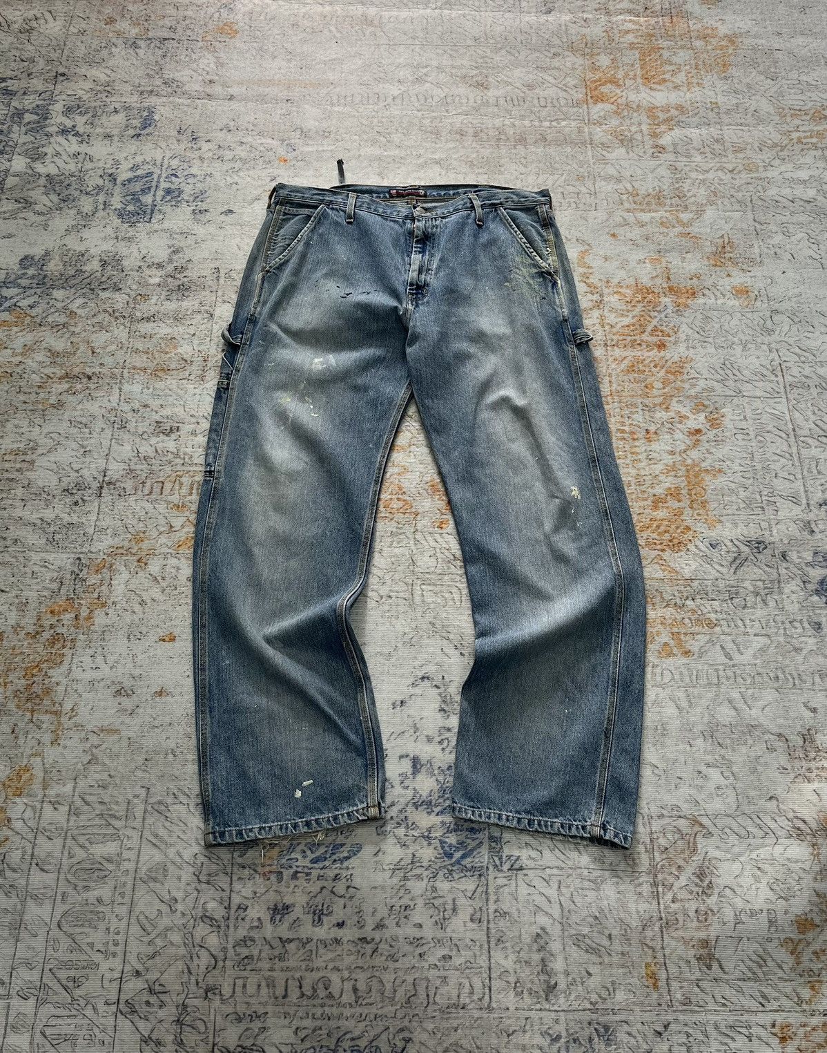 Ralph Lauren Vintage Ralph Lauren Carpenter Splatter Denim Size US 38 / EU 54 - 2 Thumbnail