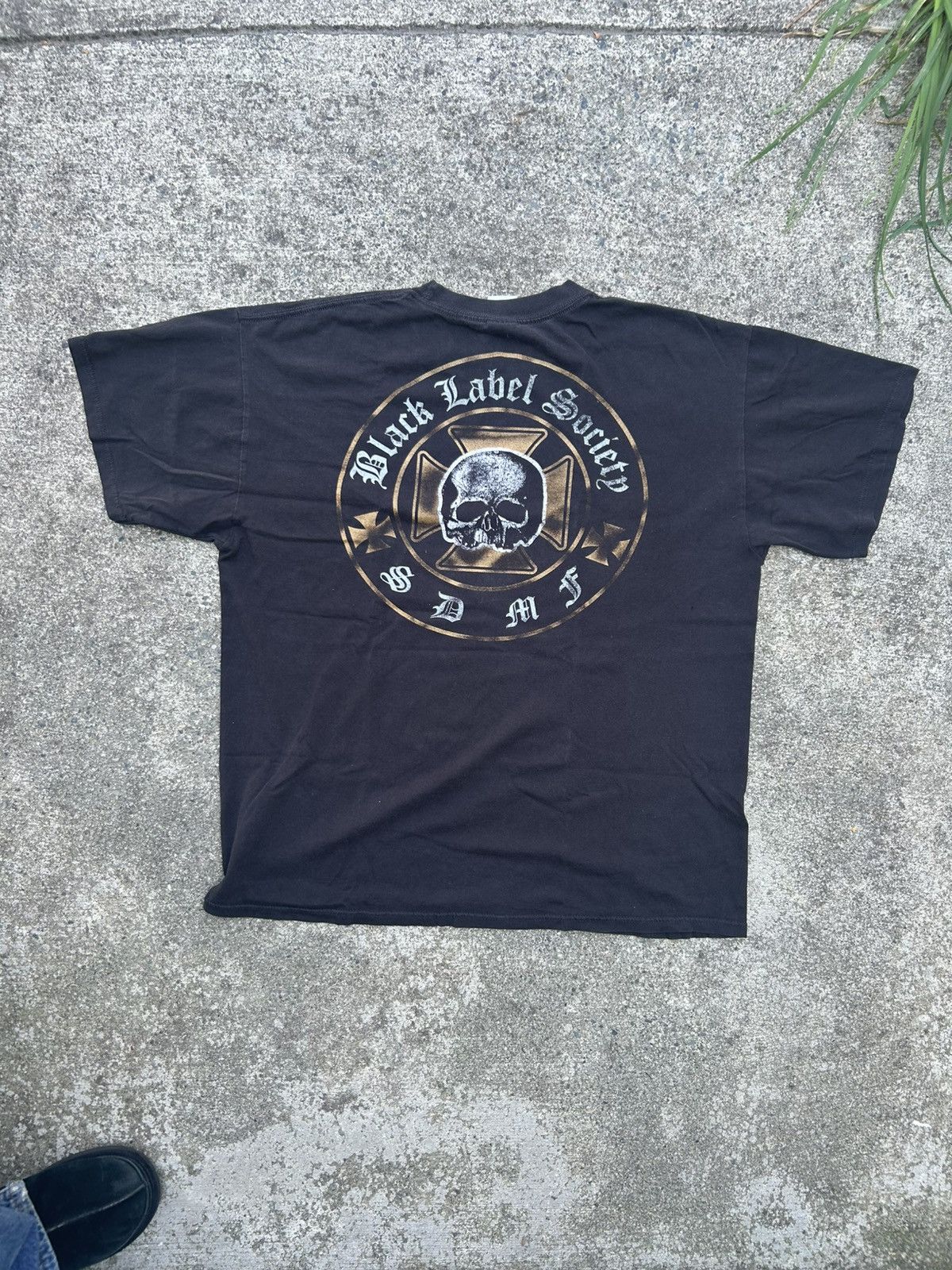 Vintage Vintage 2000s BLACK LABEL SOCIETY tee Size US XL / EU 56 / 4 - 3 Thumbnail