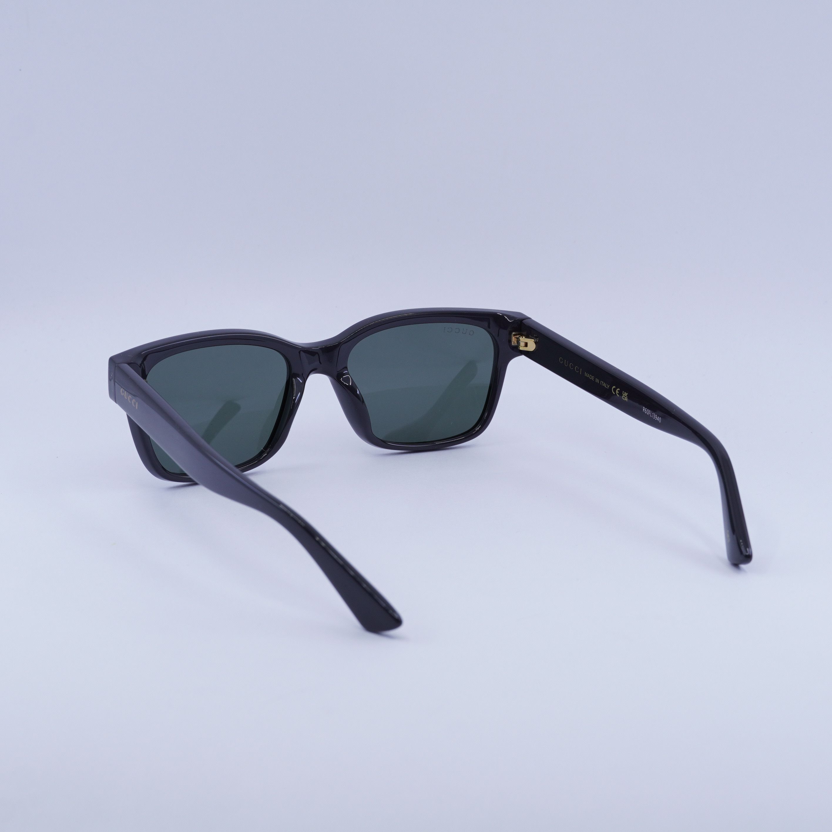 Gucci Gucci GG1716S 003 Sunglasses Grey Square Frame, Grey Lenses Size ONE SIZE - 10 Thumbnail
