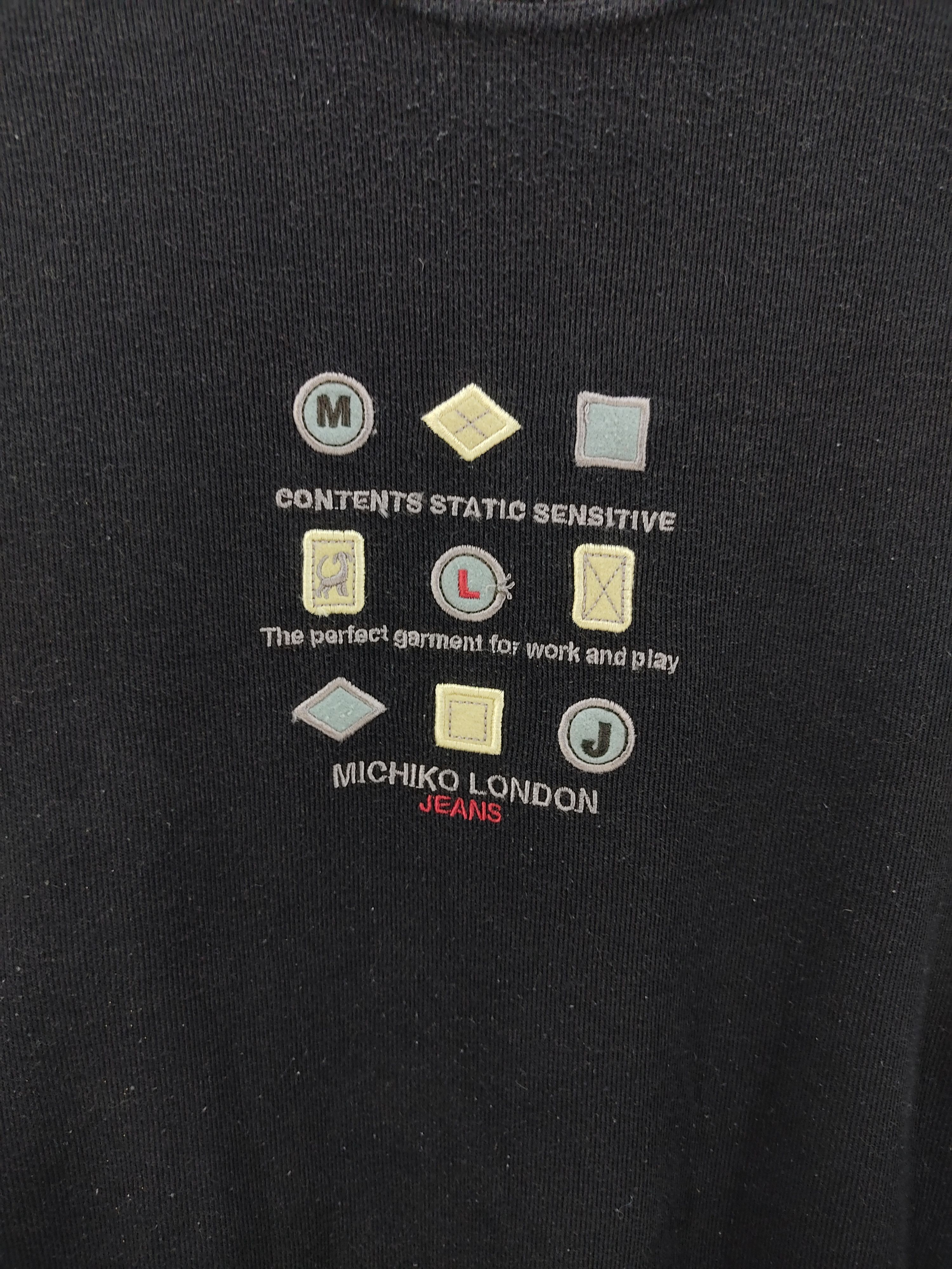 Designer × Michiko Koshino London × Vintage Vintage Japanese Brand Michiko London Sweatshirt Size US L / EU 52-54 / 3 - 3 Thumbnail